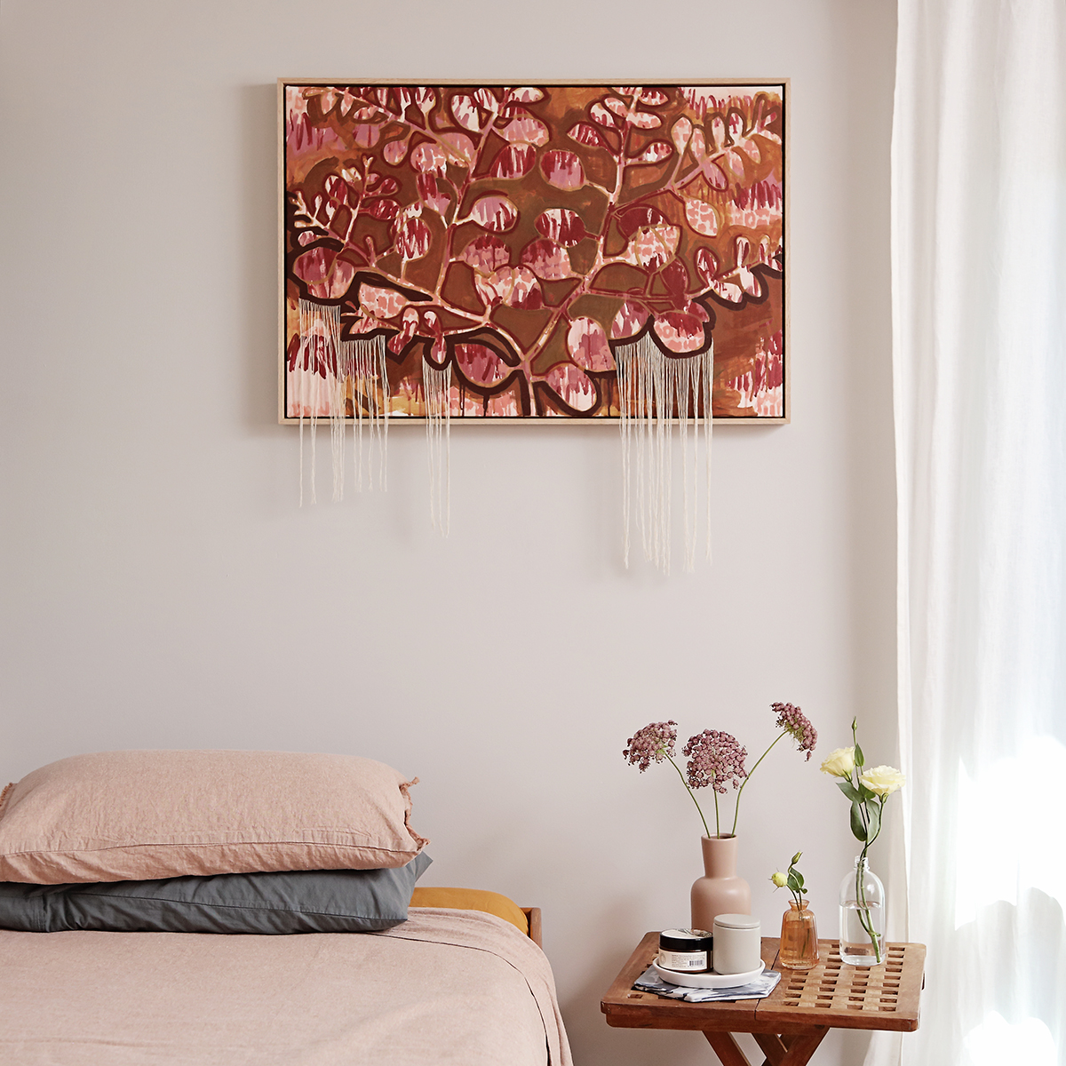 Lr 48 Ovata Form Ii Smith And Brooks Art Smith&brooks Abstract Landscape Art Australian Comtemporary Artist Brown Art Tactile Art Swamp Gum Melbourne Native Plants Ready To Hang Art