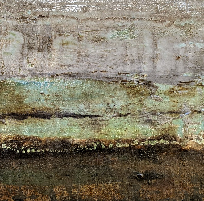 Underground, Mixed Media On Canvas 120x60cm Detail 1