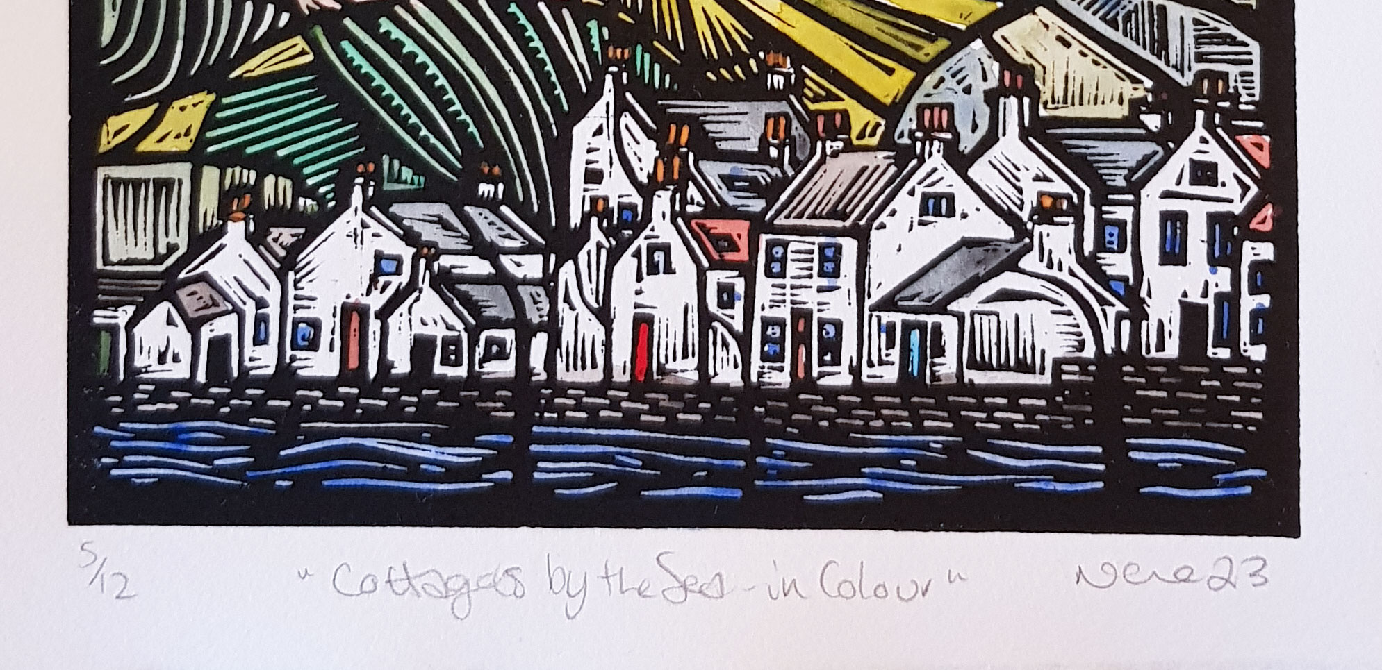 Cottages By The Sea In Colour By Nicola Cowie 4