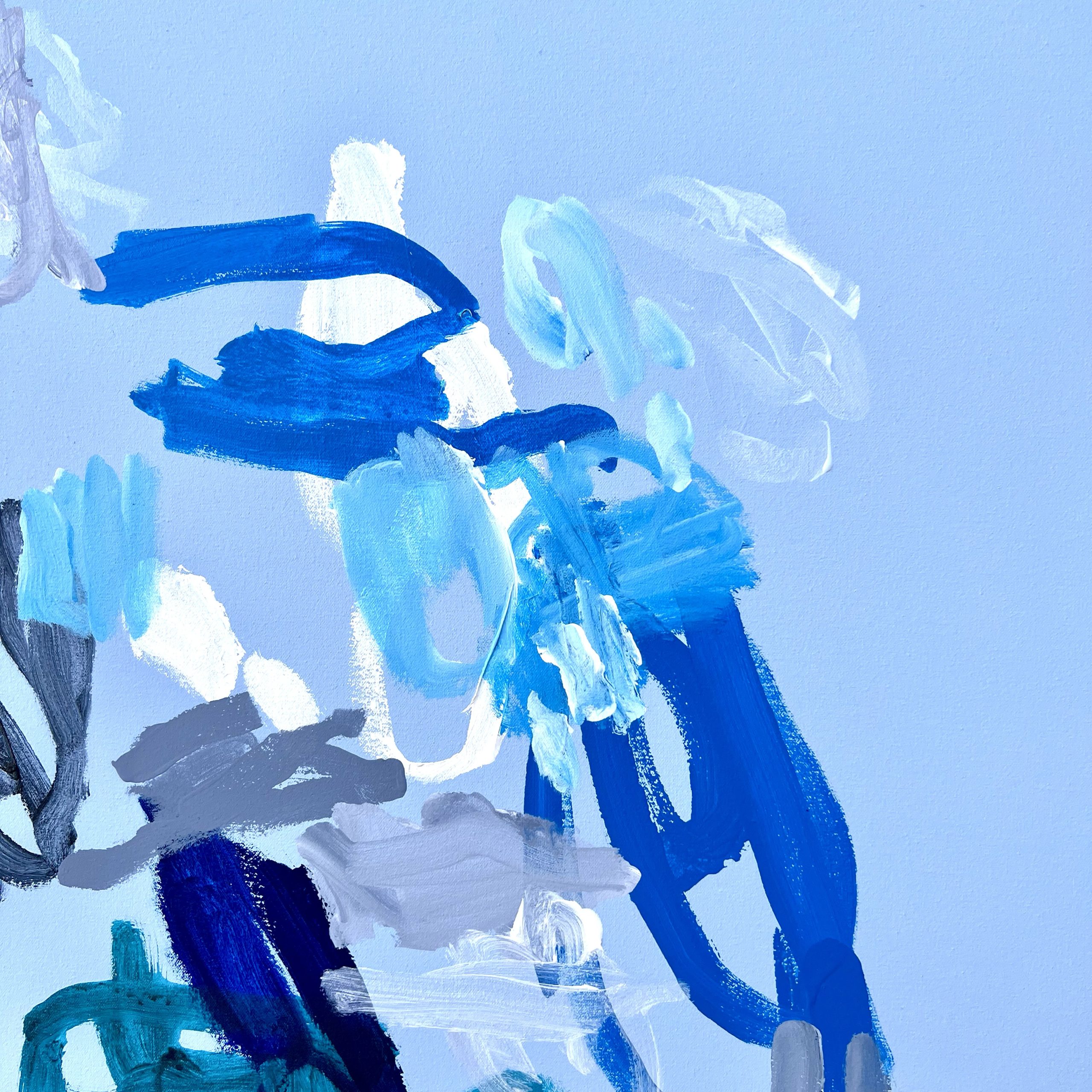 Maybe We Will Rebecca Koerting Blue Modern Abstract Detail 1