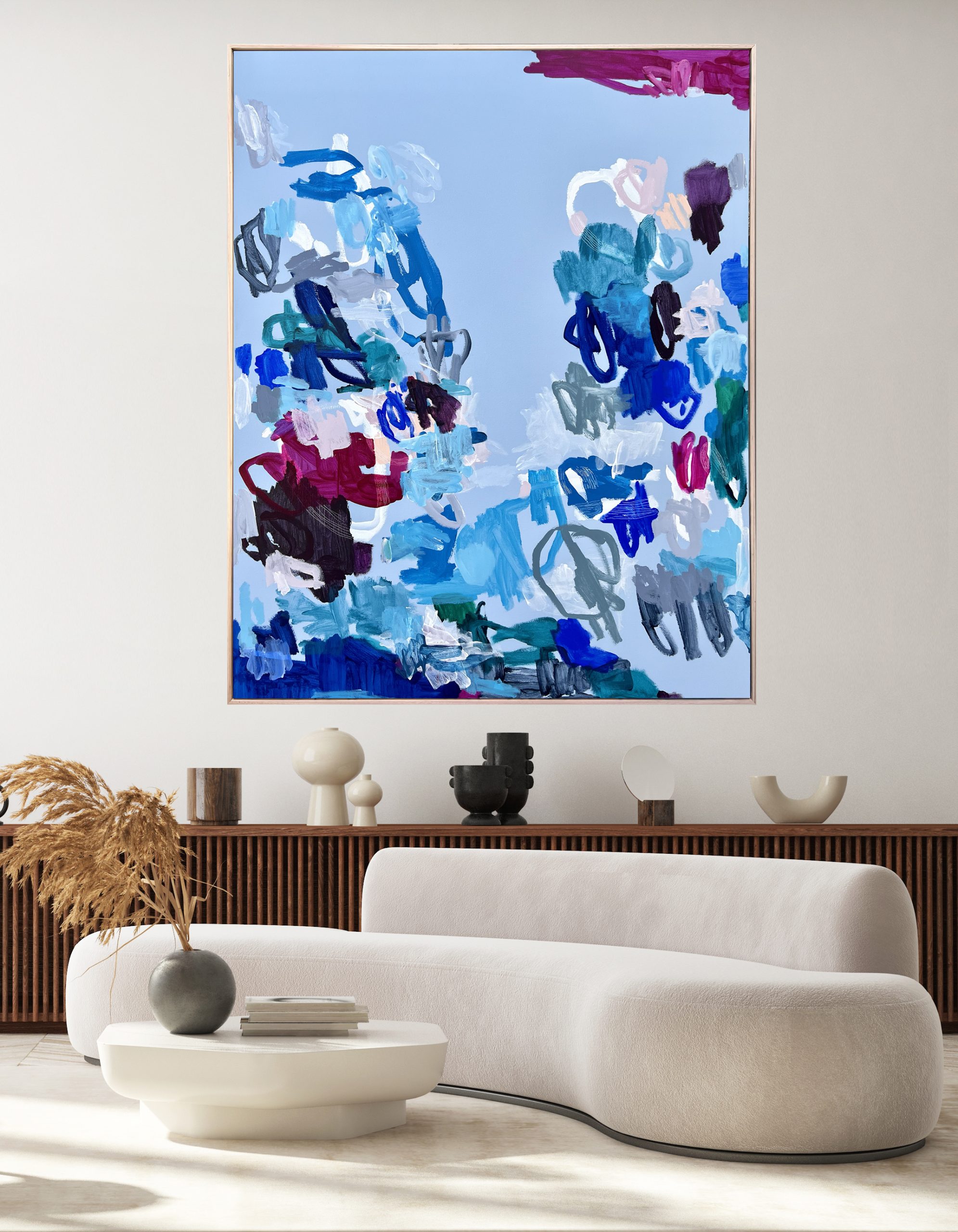 Maybe We Will Rebecca Koerting Modern Abstract Insitu 4