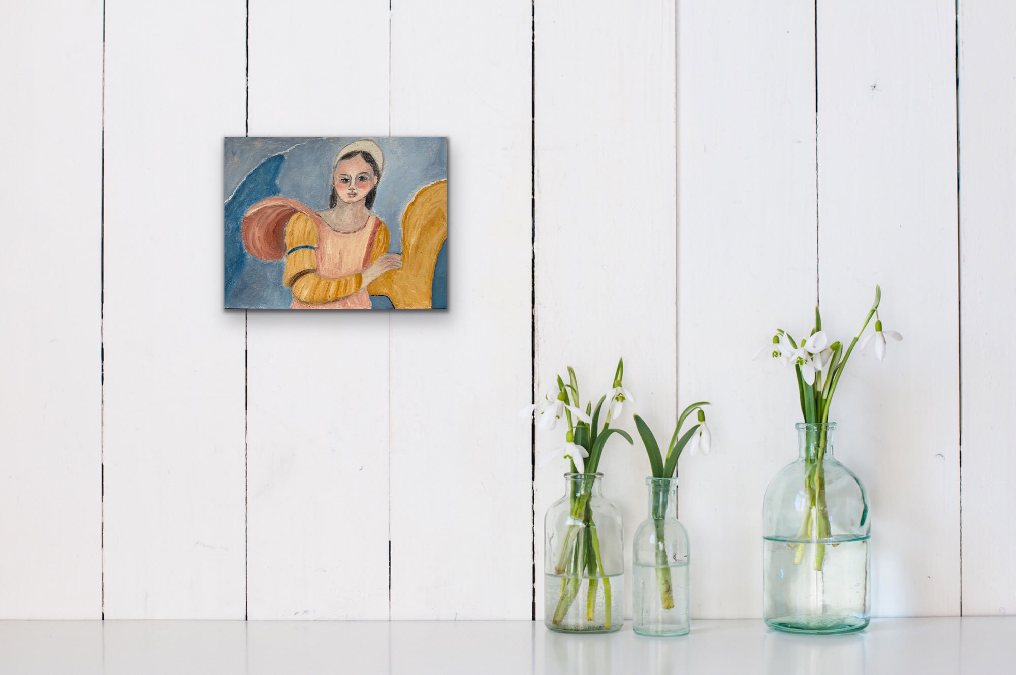 Angela 2 Insitu White Wall With Vases