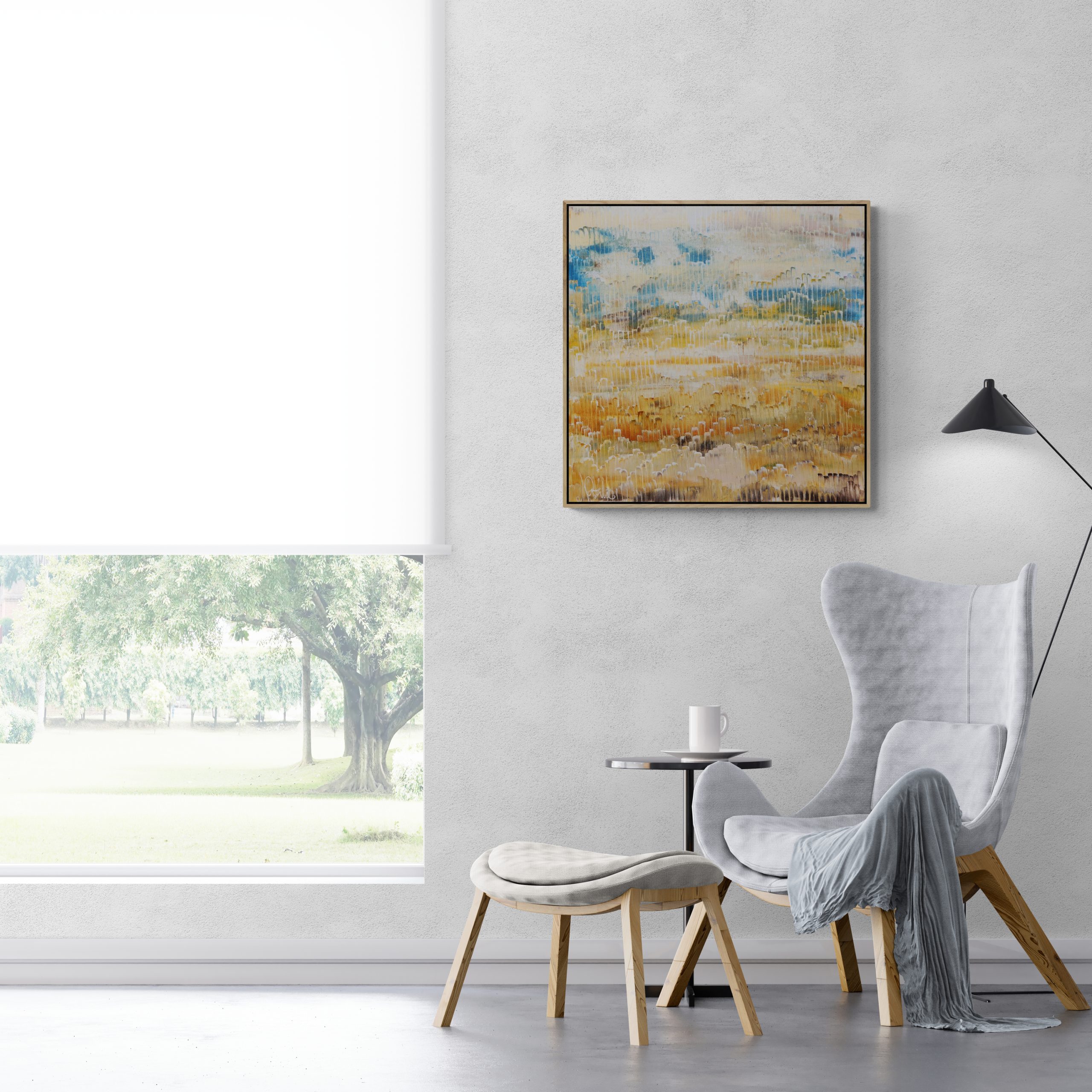 Designer Chair With Footstool (2)