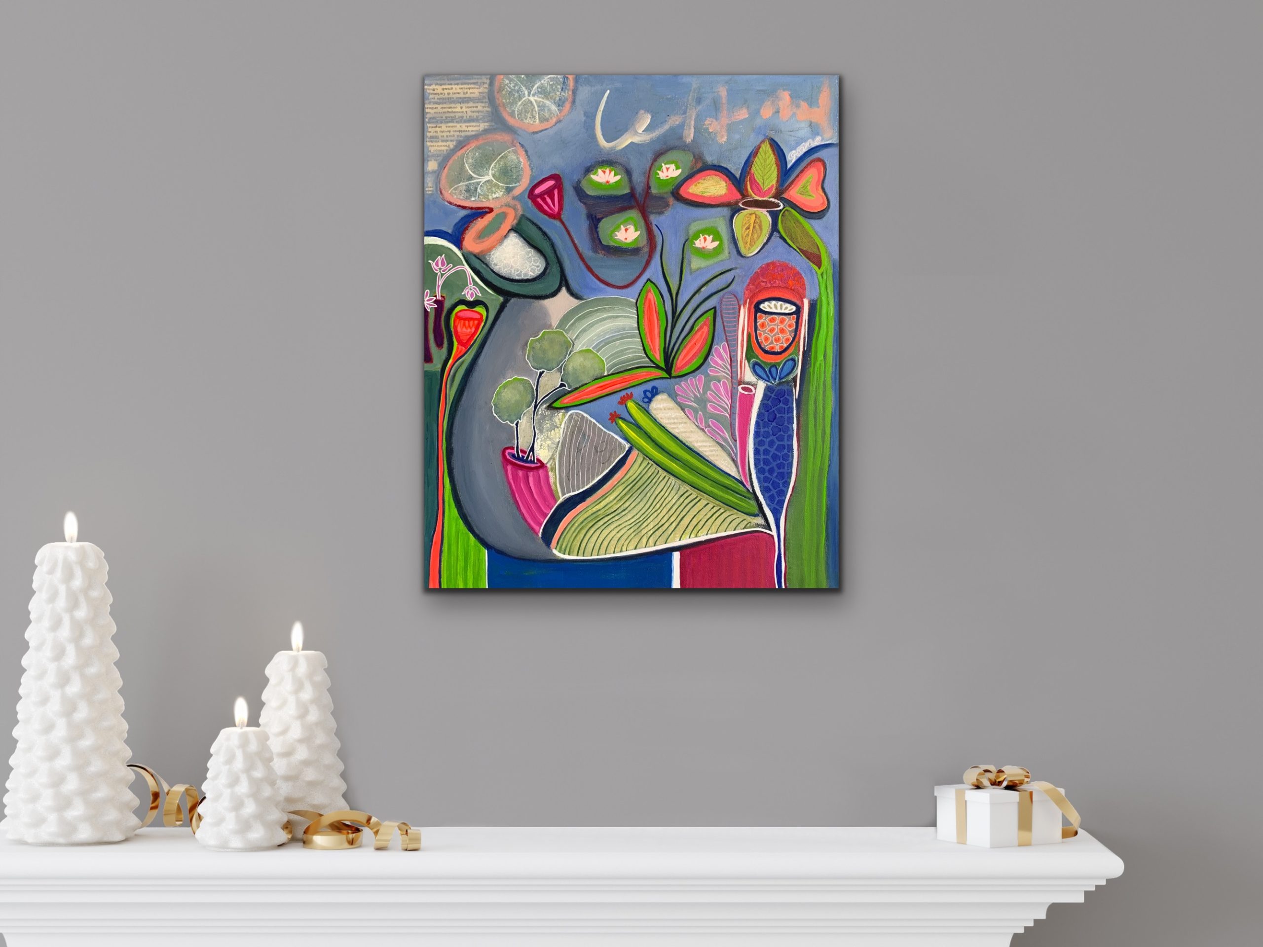 Left And Gone Insitu White Candels