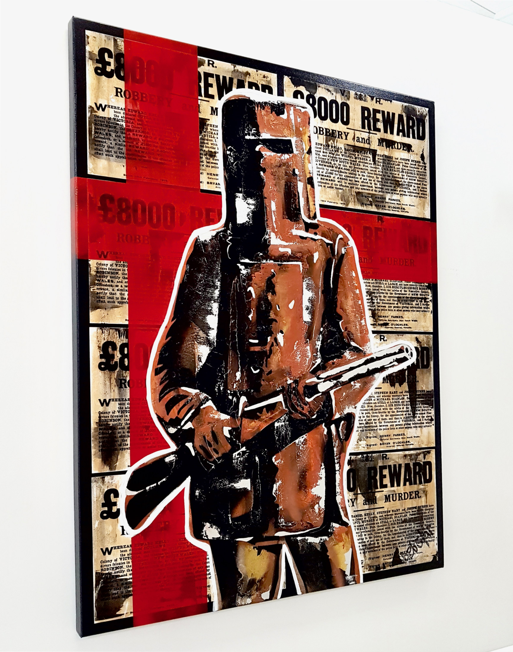 Ned Kelly Pop Art Debstar Deborah Lang Art Urban Canvas 3