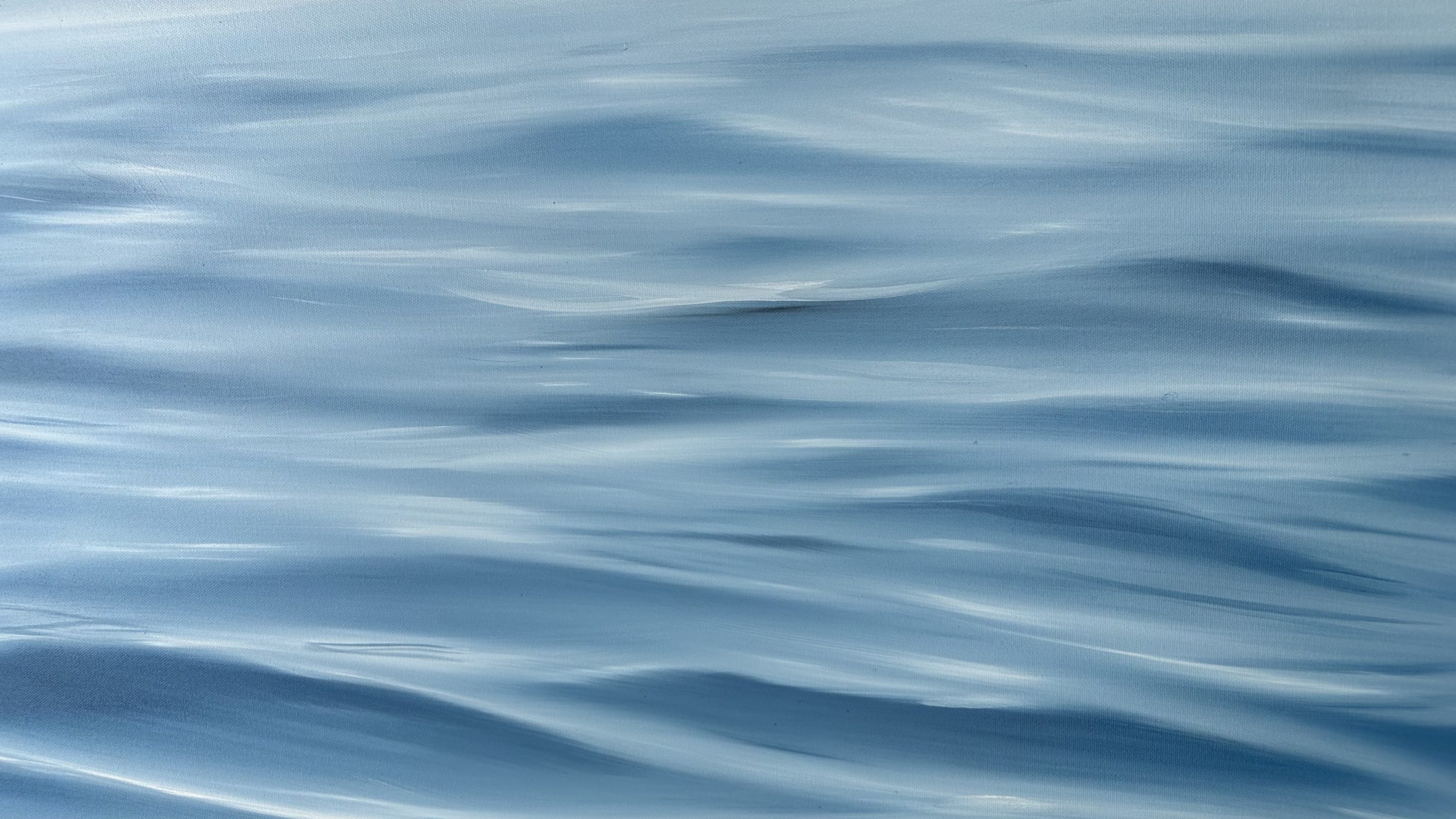 Alanah Jarvis Ocean Art Close Up Wispy Waves