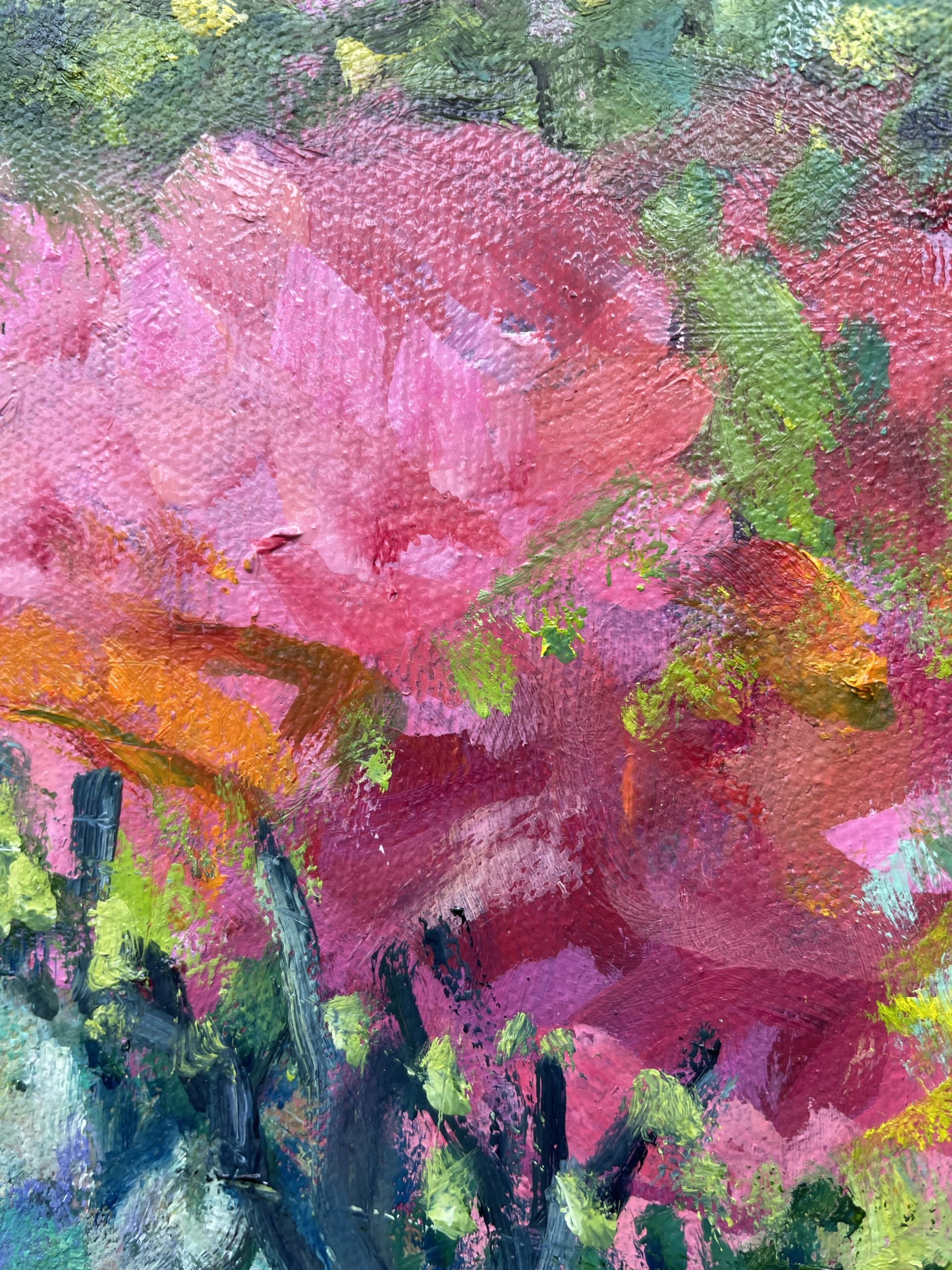 Cascading Flower Garden Closeup Q