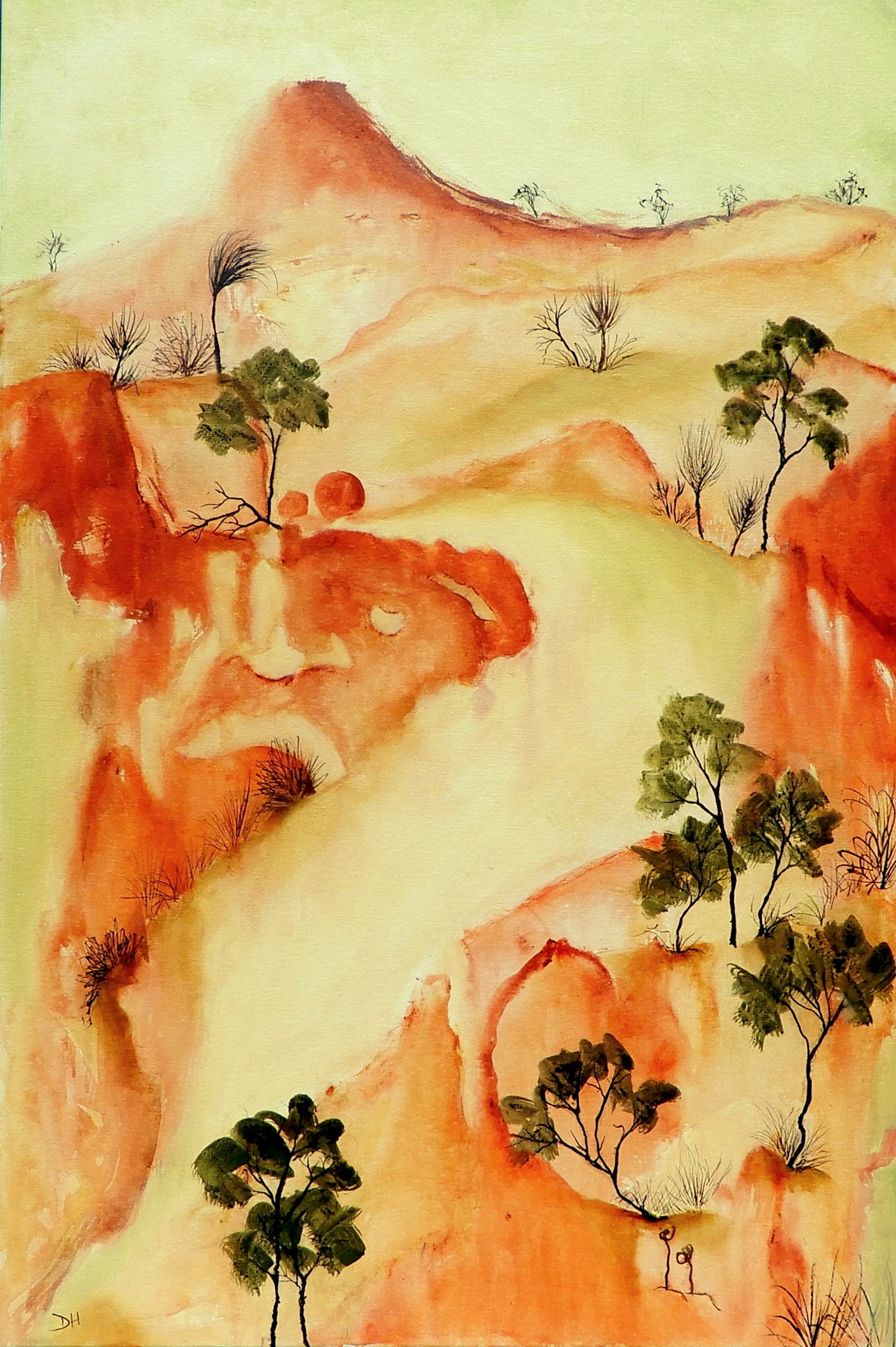 Doodie Herman Around The Red Centre Landscape 001