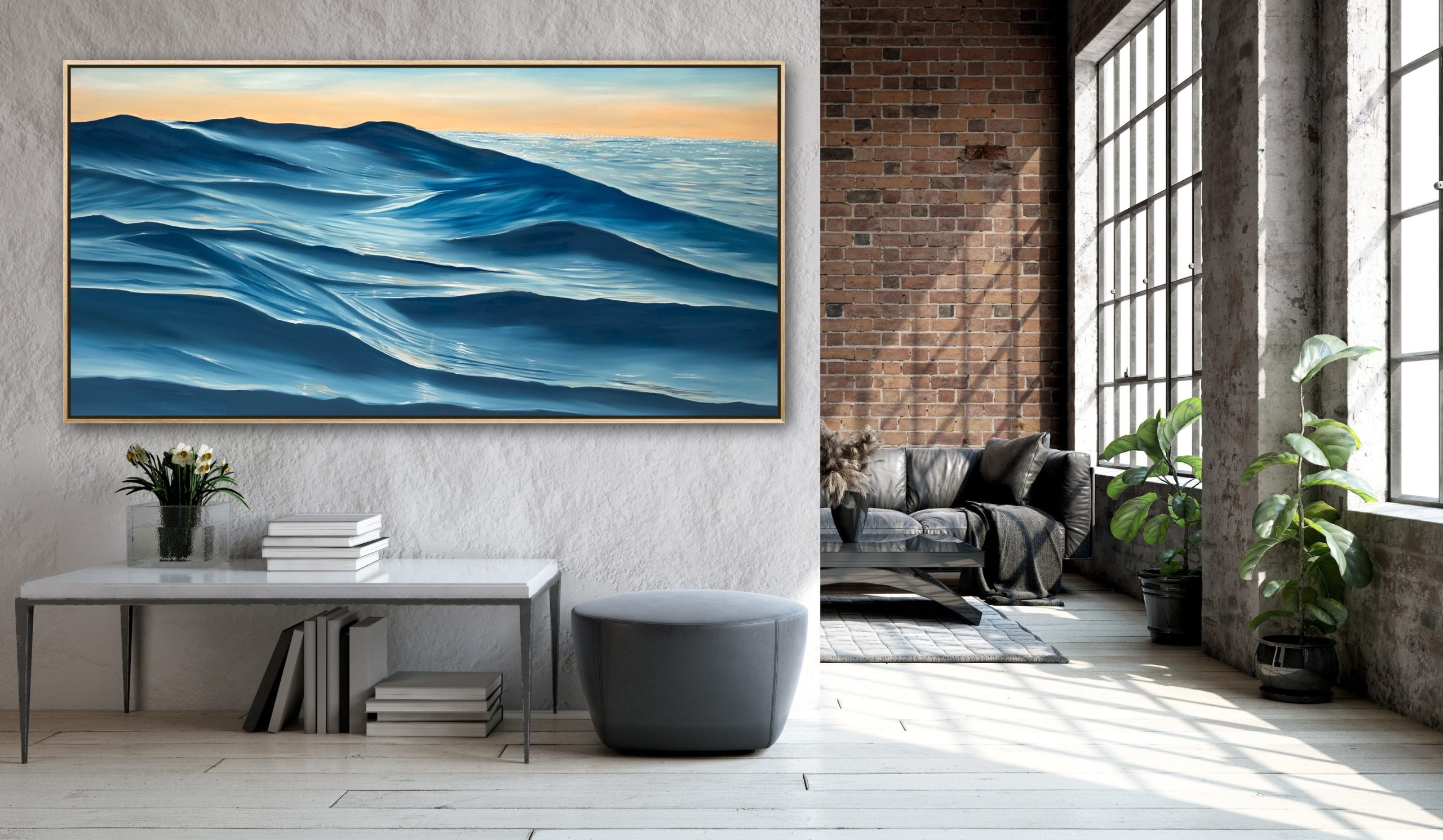 Alanah Jarvis Ocean Art Large Apartment Painting