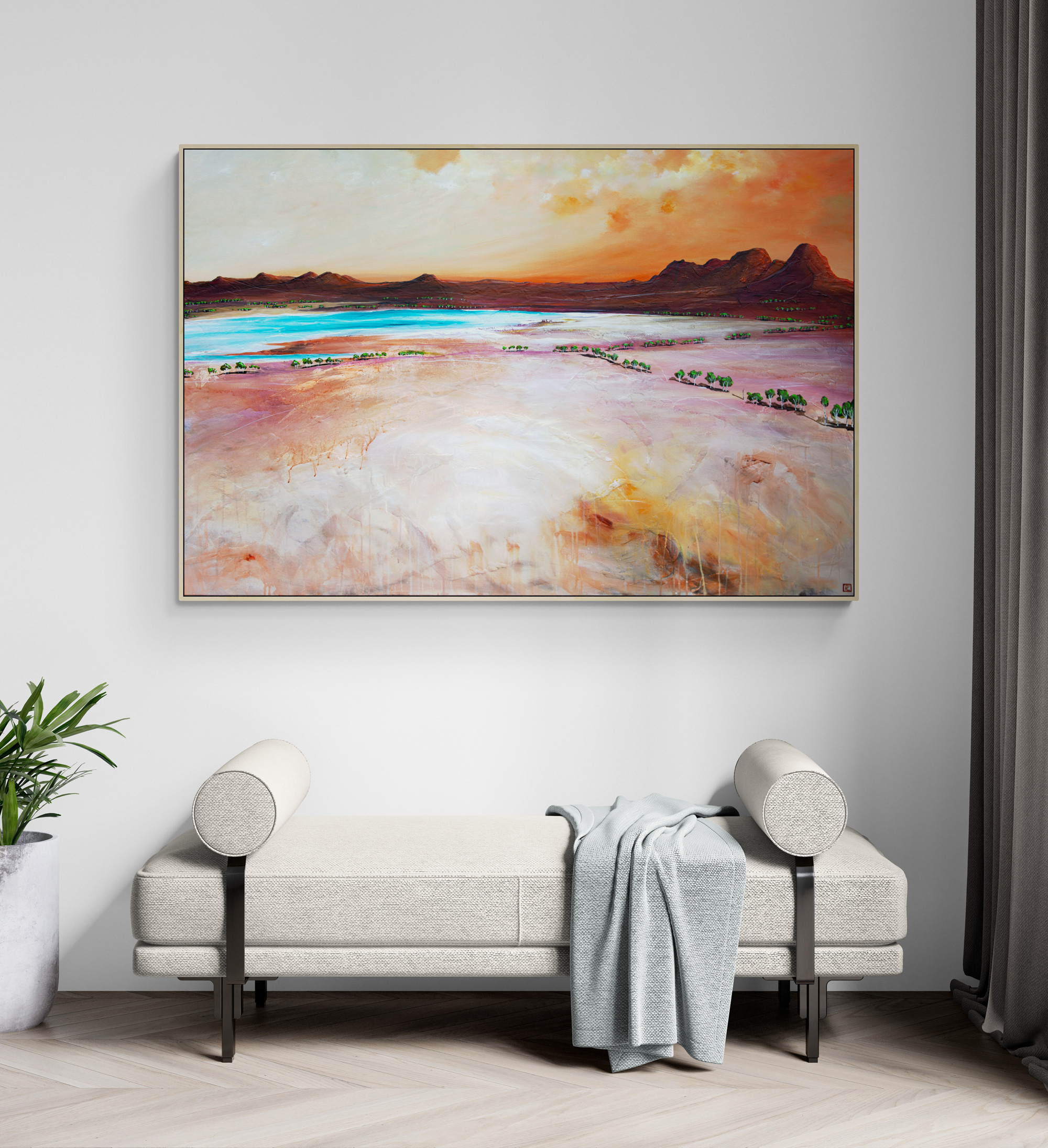 Tania Chanter Sunset At The Cove Of Hope Ir1