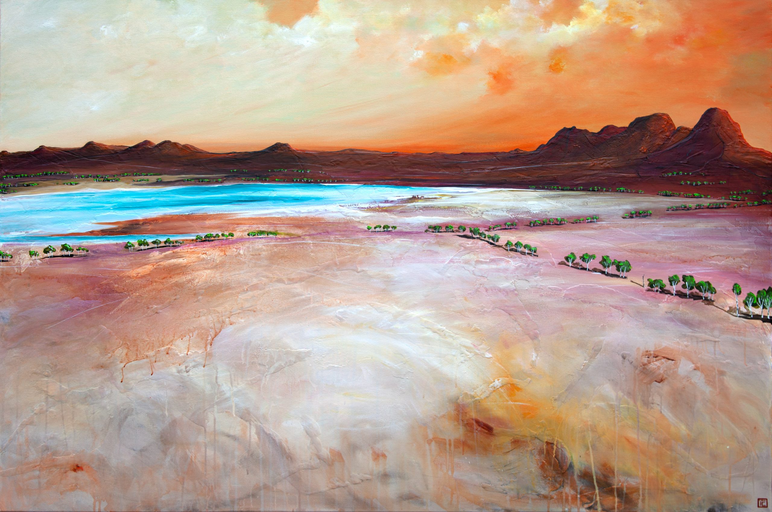 Tania Chanter Sunset At The Cove Of Hope