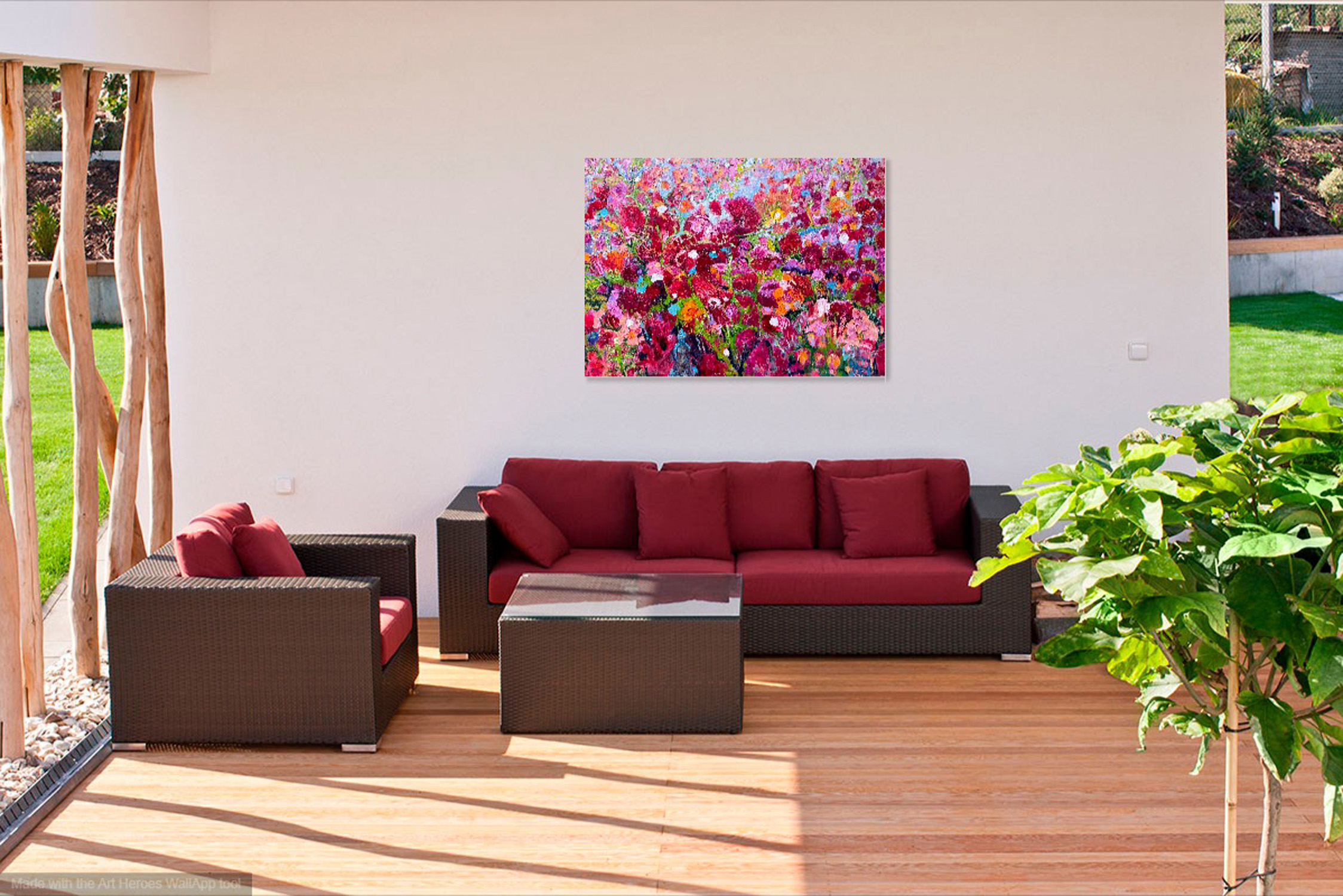Buddha Under The Bougainvillea Room View
