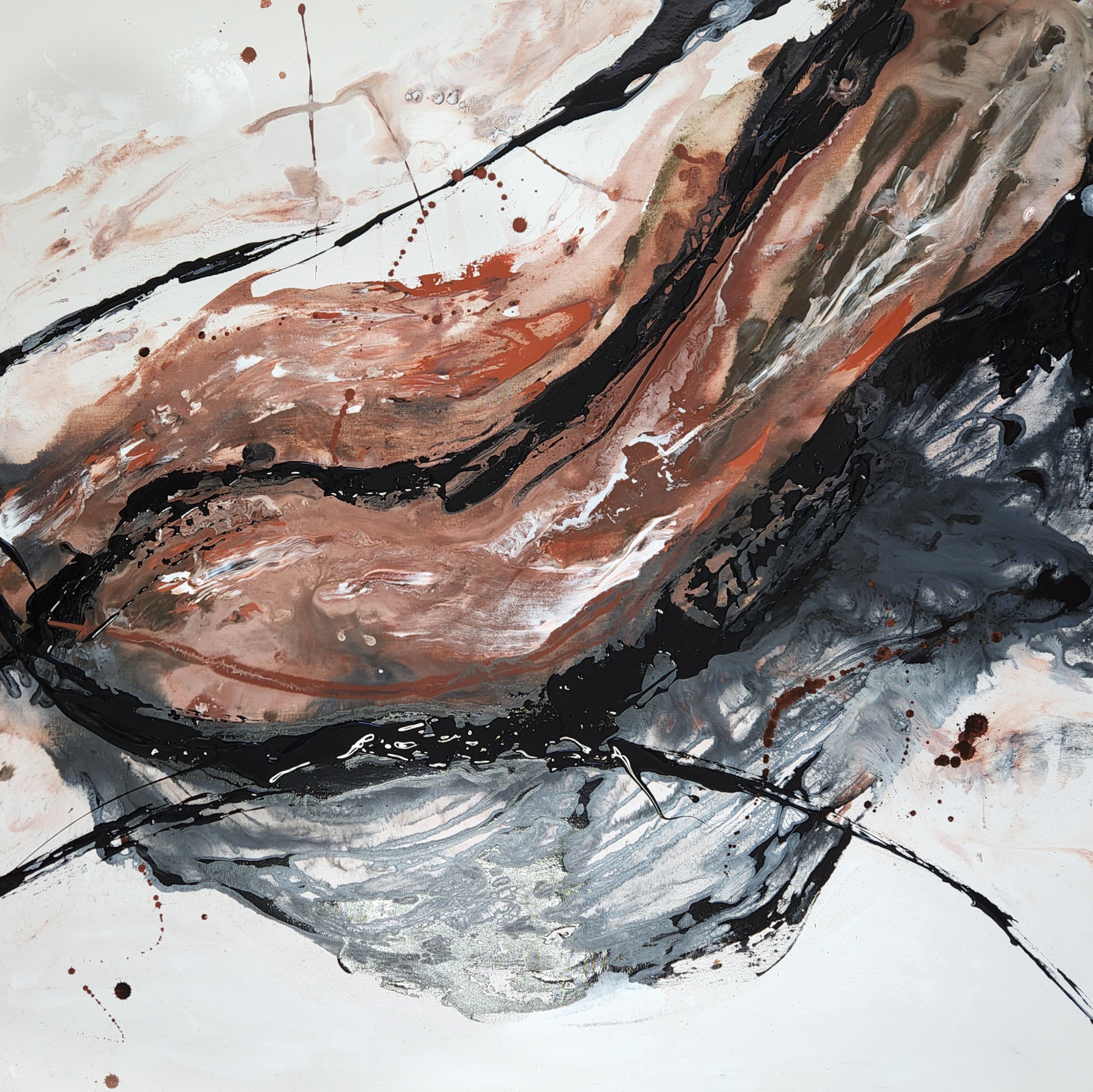 Large Abstract Modern Art Alina Zorkina