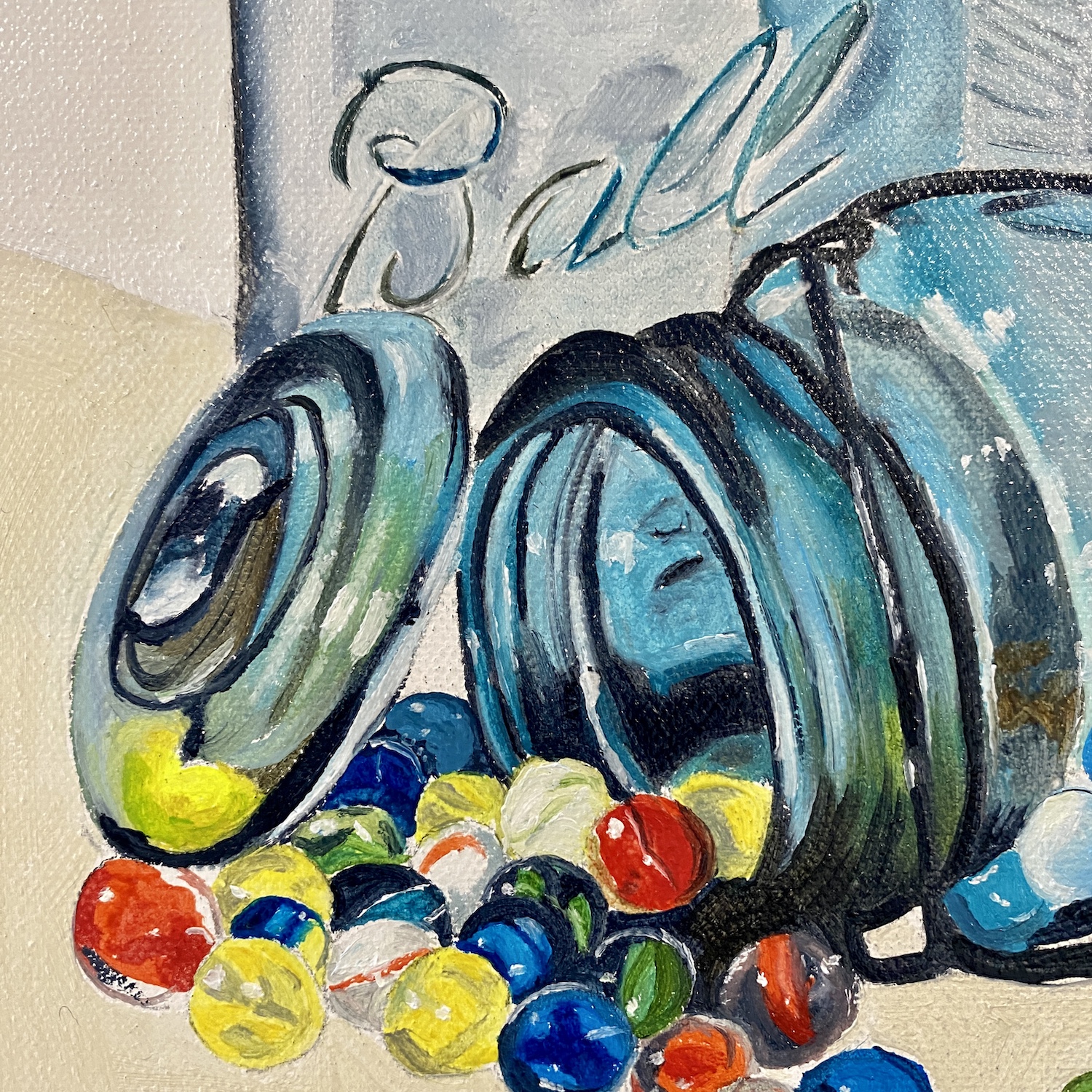 Losing Her Marbles Closeup Wendy Peters