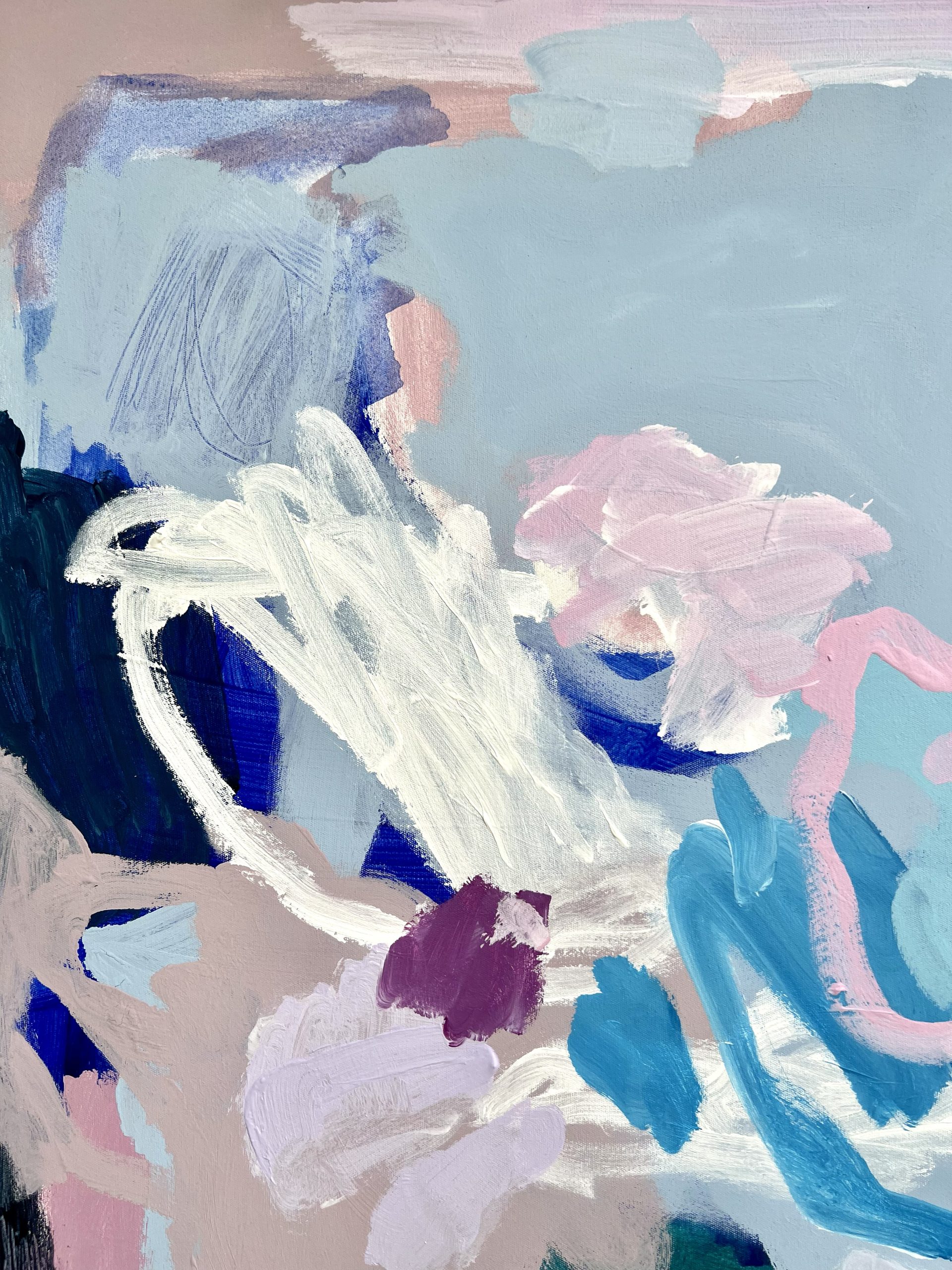 Just Over The Edge Rebecca Koerting Australian Abstract Artist Detail 4