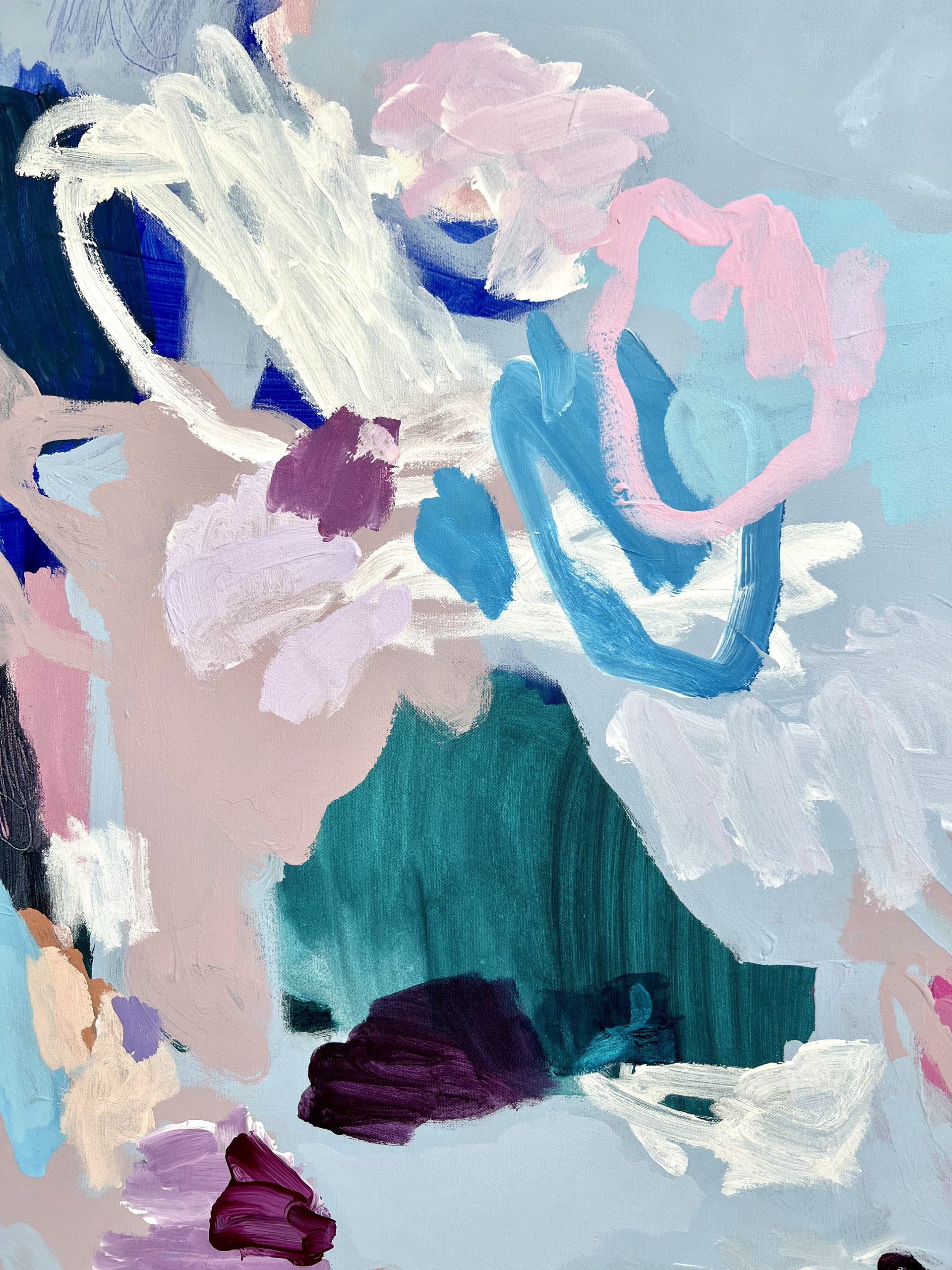 Just Over The Edge Rebecca Koerting Australian Abstract Artist Detail 5