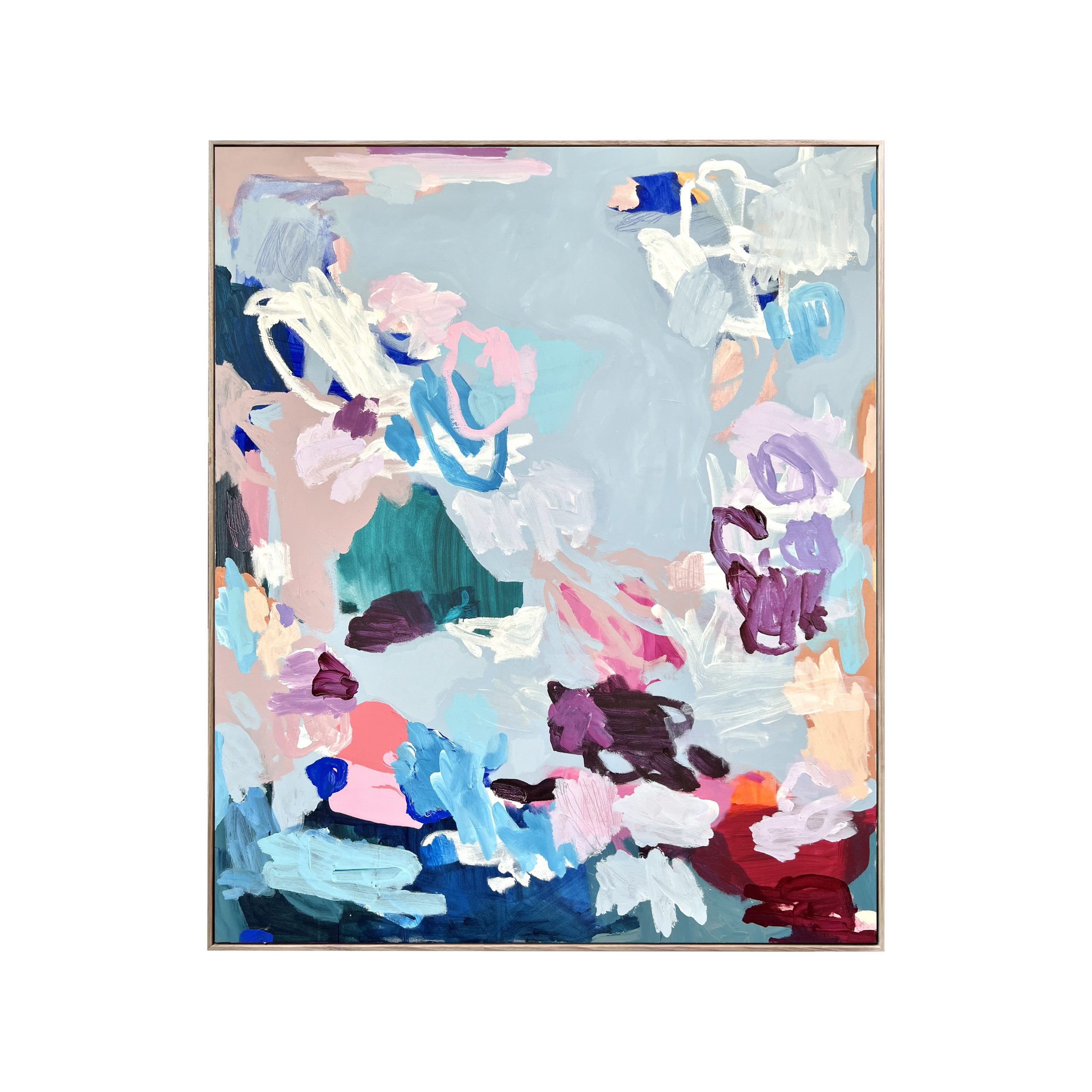 Just Over The Edge Rebecca Koerting Australian Abstract Artist Naturalframe