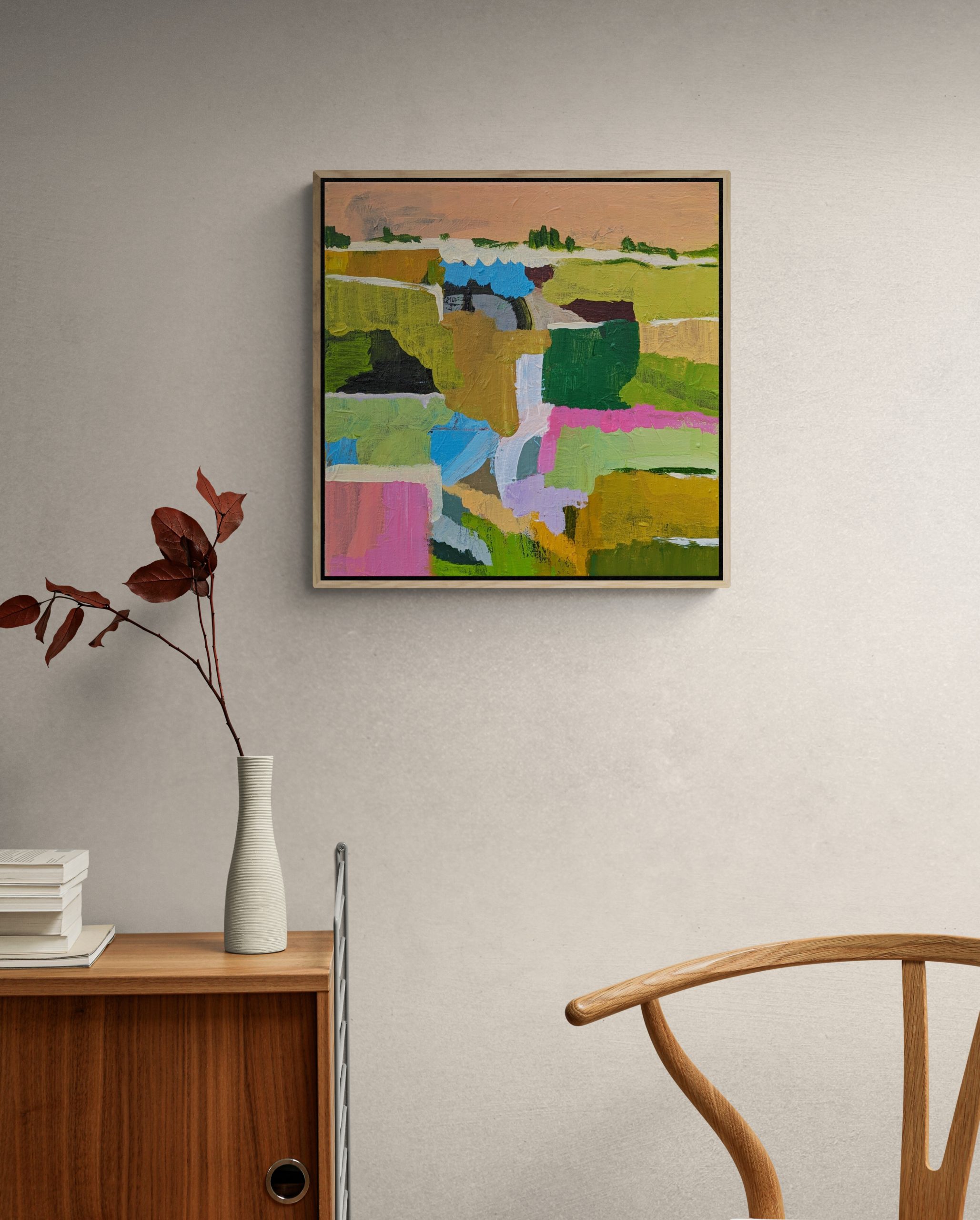 Chair Next To Retro Cabinet In Living Room (3)