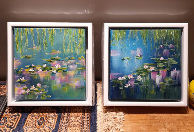 Water Lily pond (Diptych)