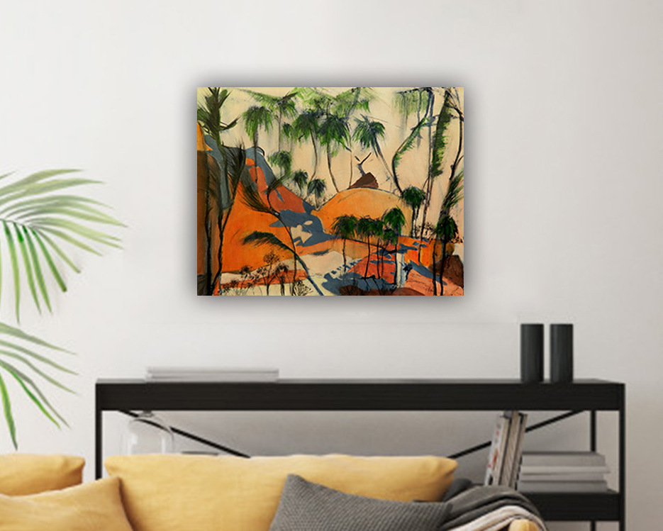 Interior Living Room With Furniture Sofa Blank Photo Frame 124457 013