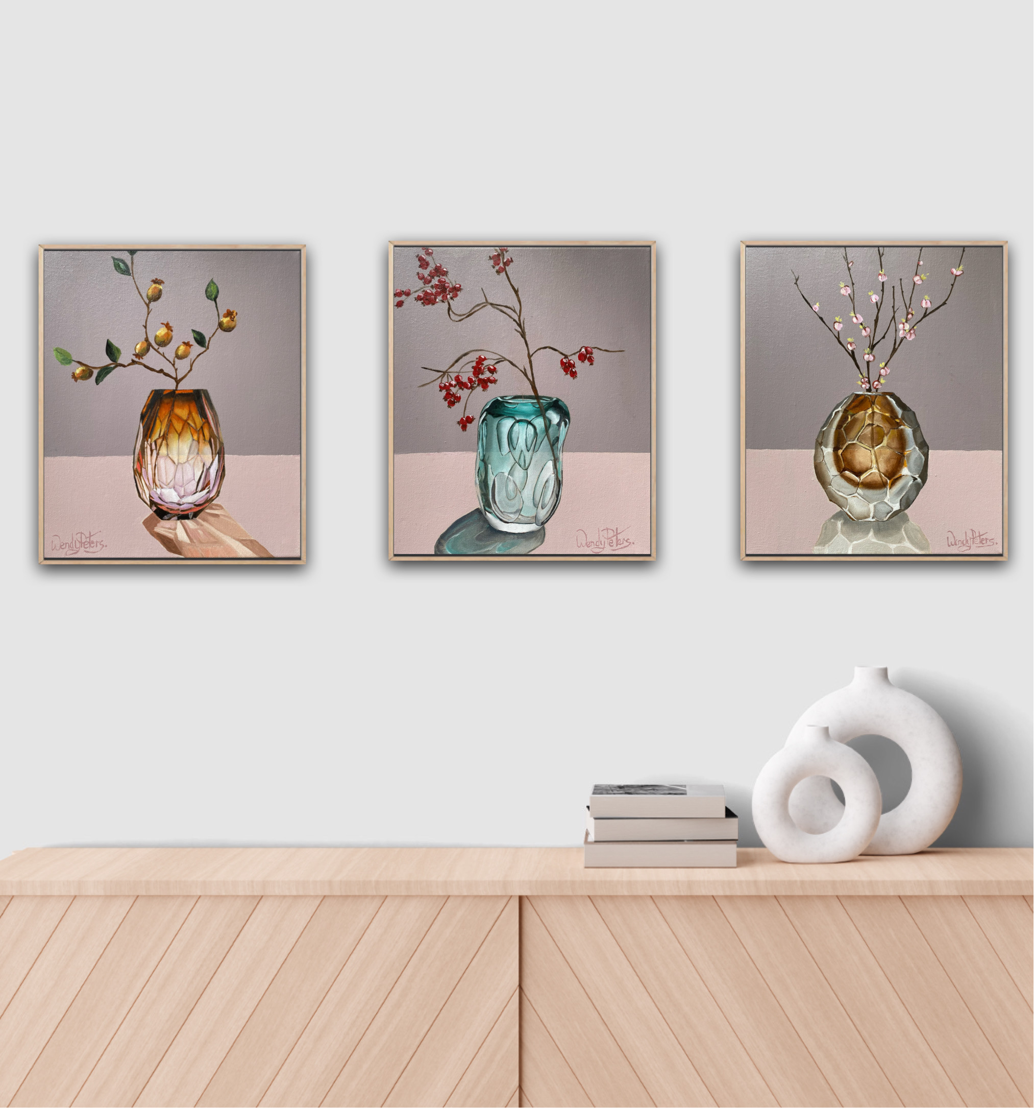 Prismatic Reflections Insitu3 Wendy Peters