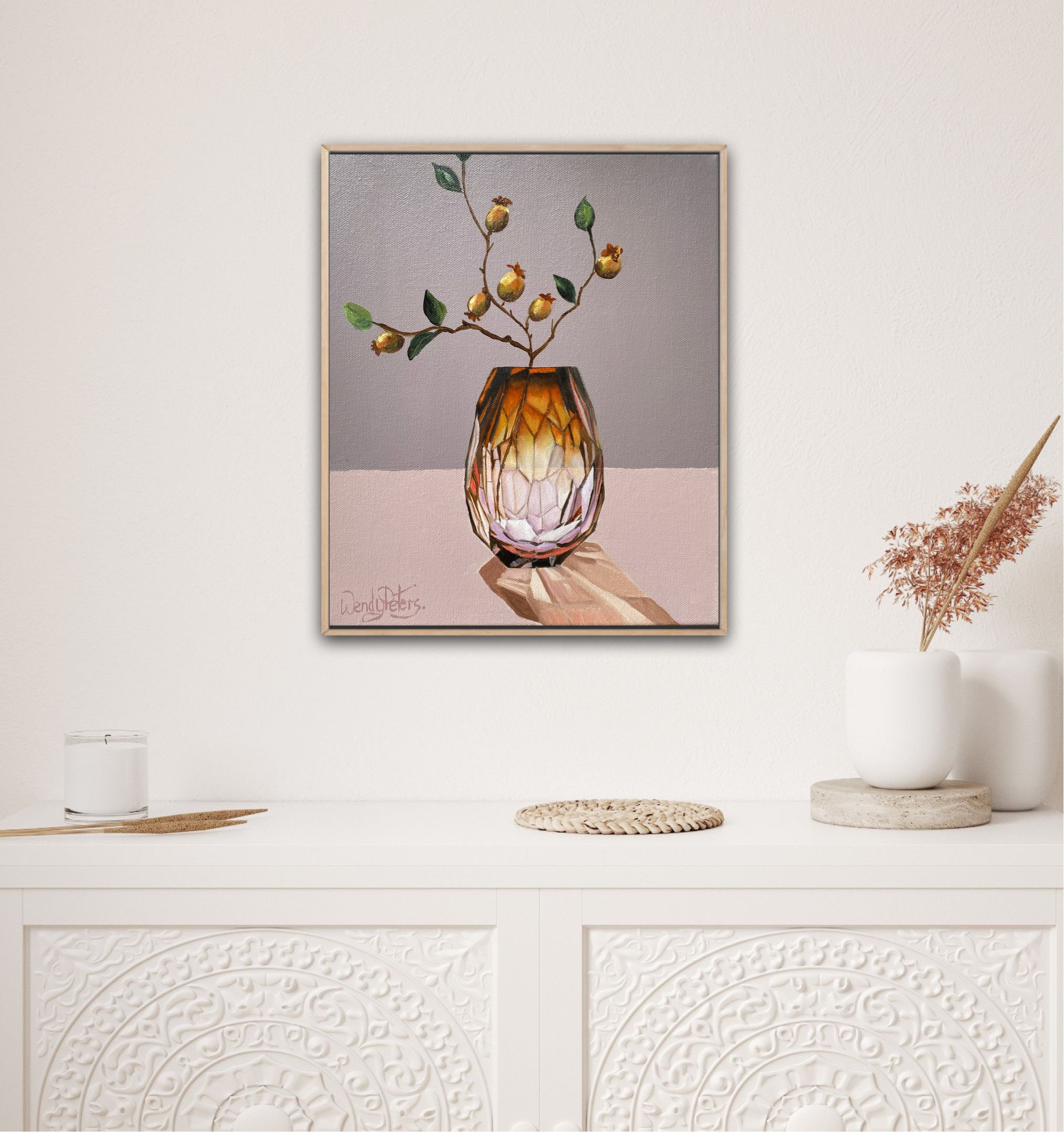 Prismatic Reflections Insitu4 Wendy Peters