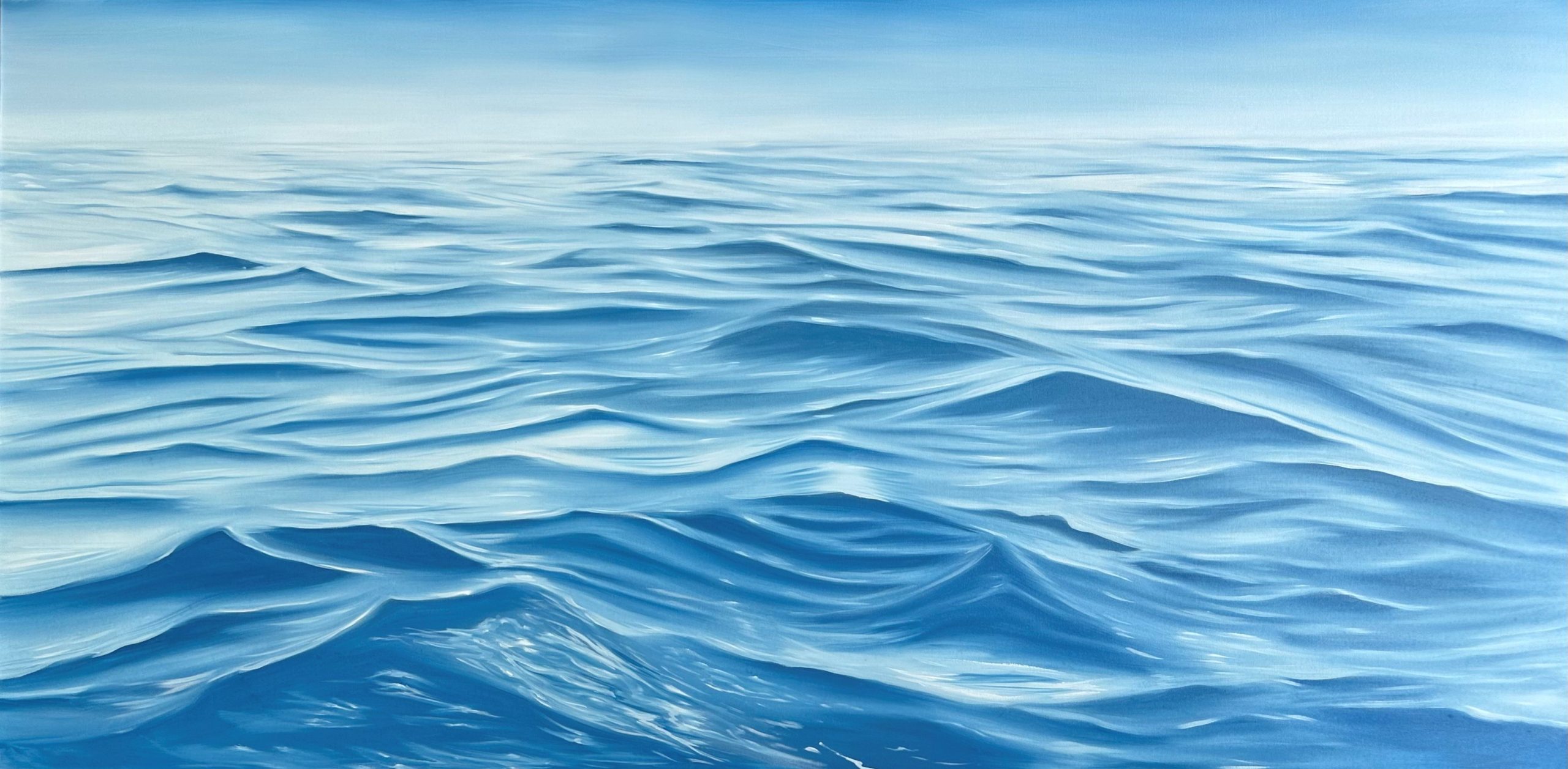 Alanah Jarvis Ocean Art Ocean Love Large Seascape Painting