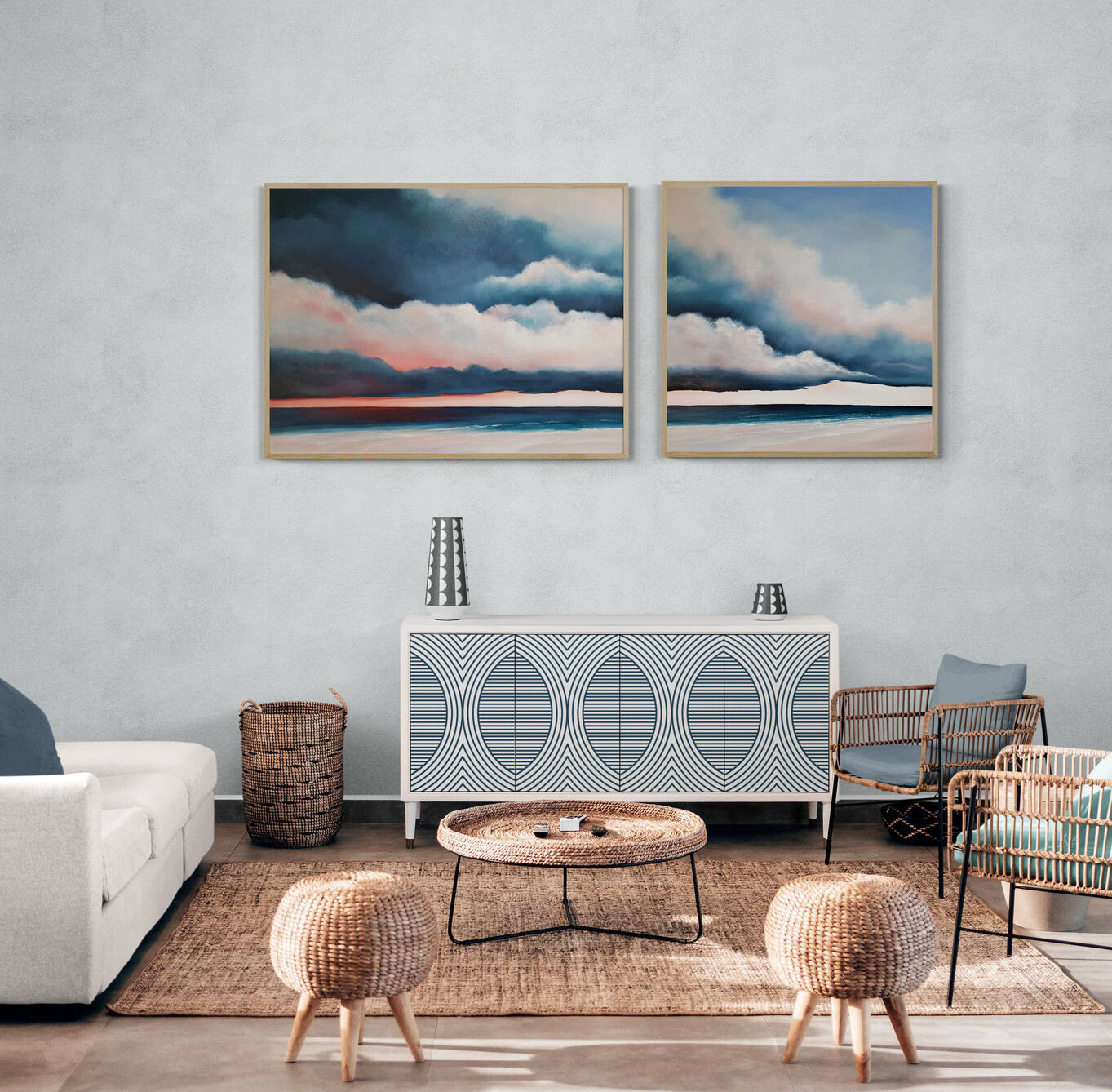 Sunset Paints The Sky With Peaches Lucinda Leveille Art 8