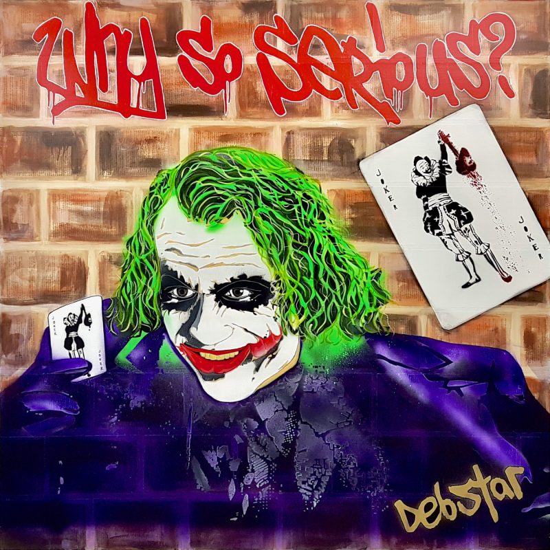 The Joker Graffiti Wall