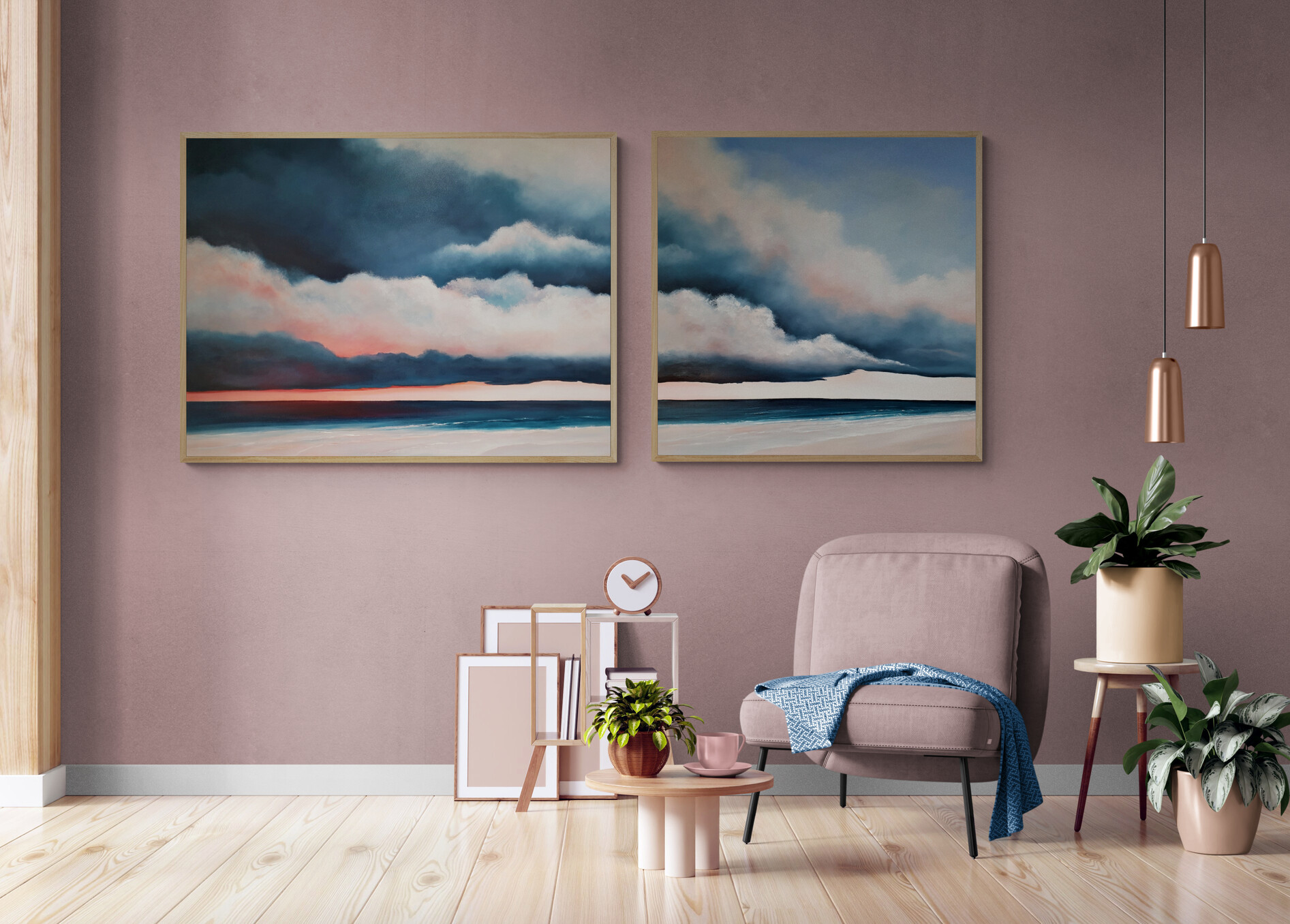 Sunset Paints The Sky With Peaches Lucinda Leveille Art 10