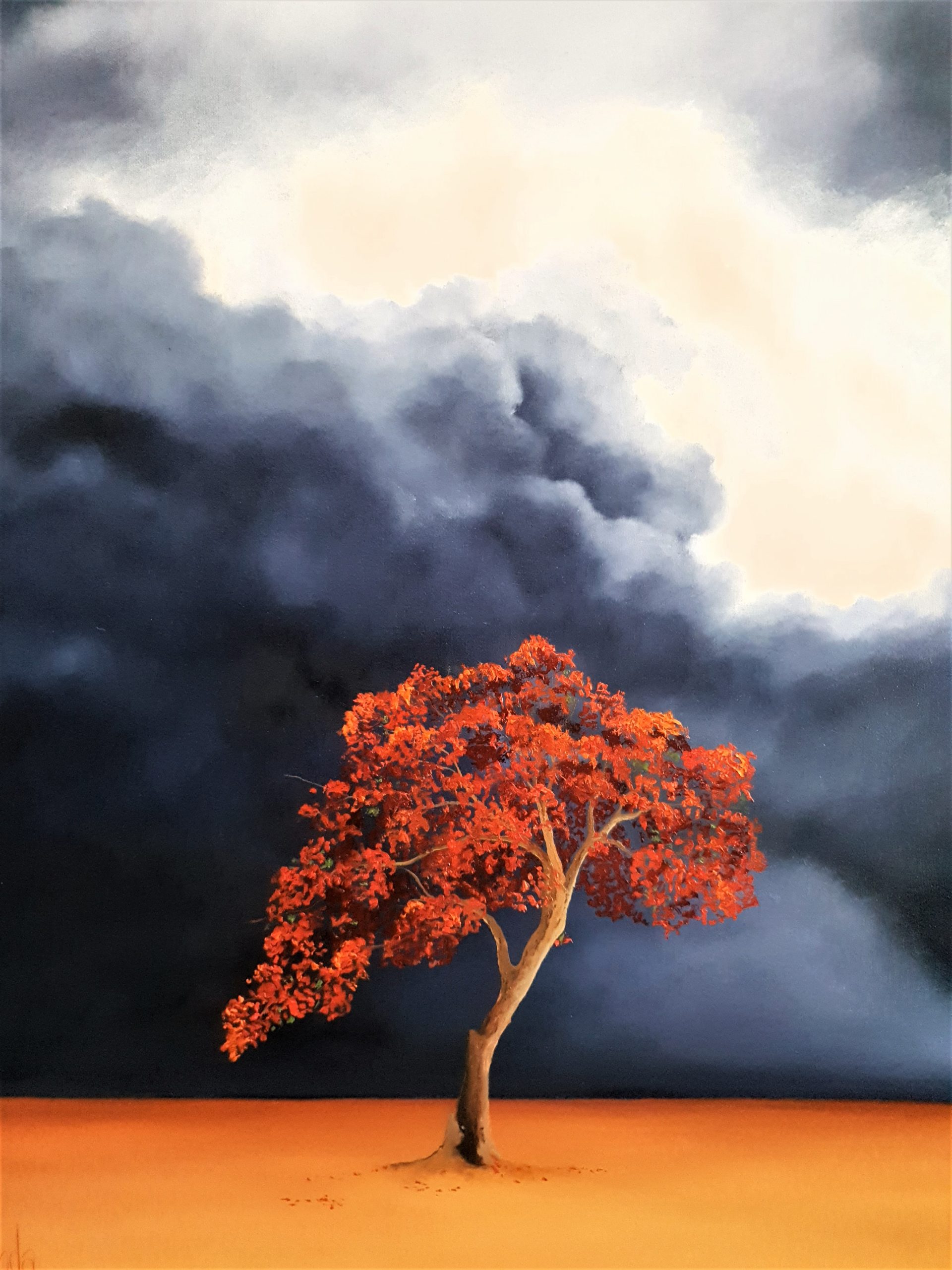 The Tree Erupted Into Flame Lucinda Leveille Art 1