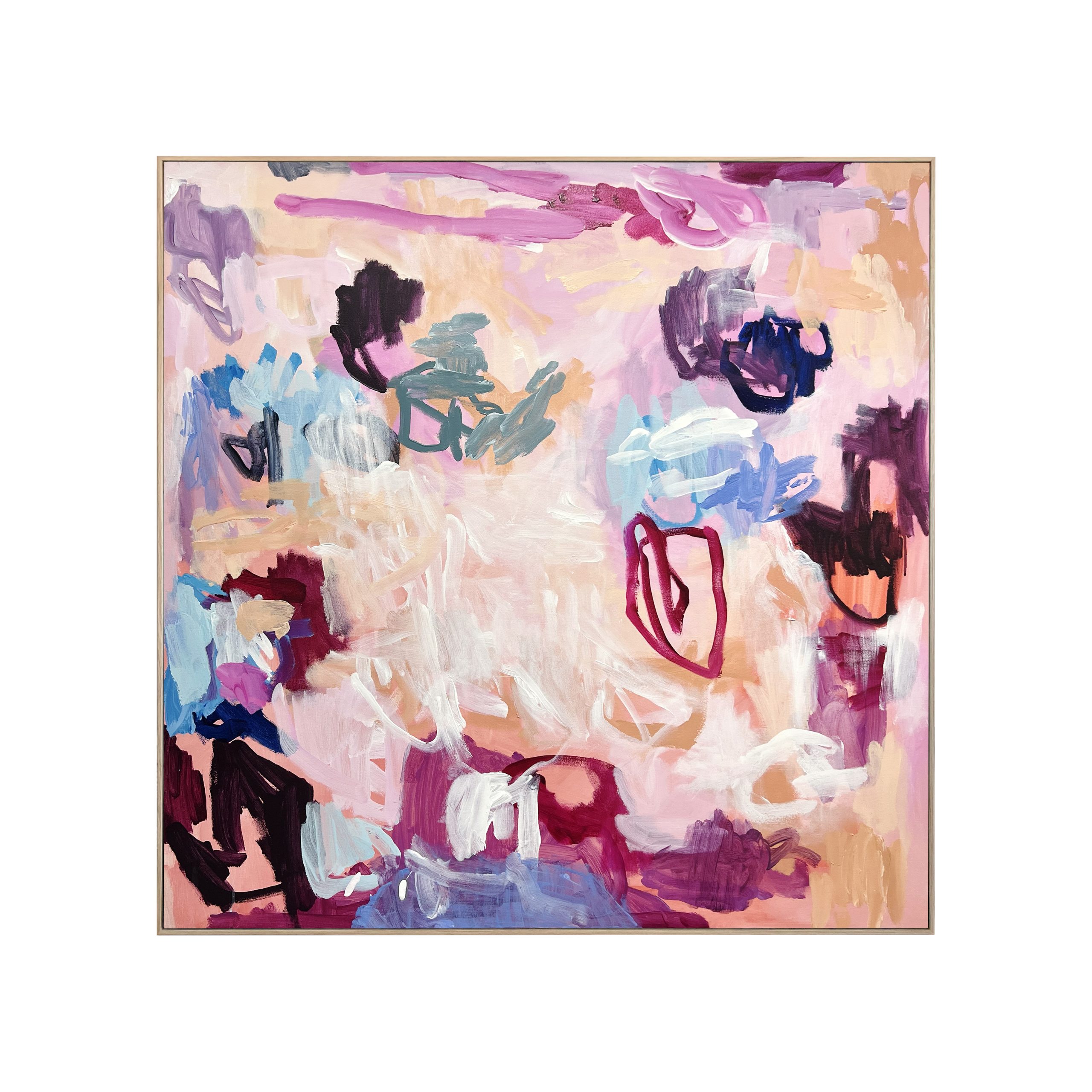 A Day In The Sand Rebecca Koerting Modern Abstract Frame Mockup