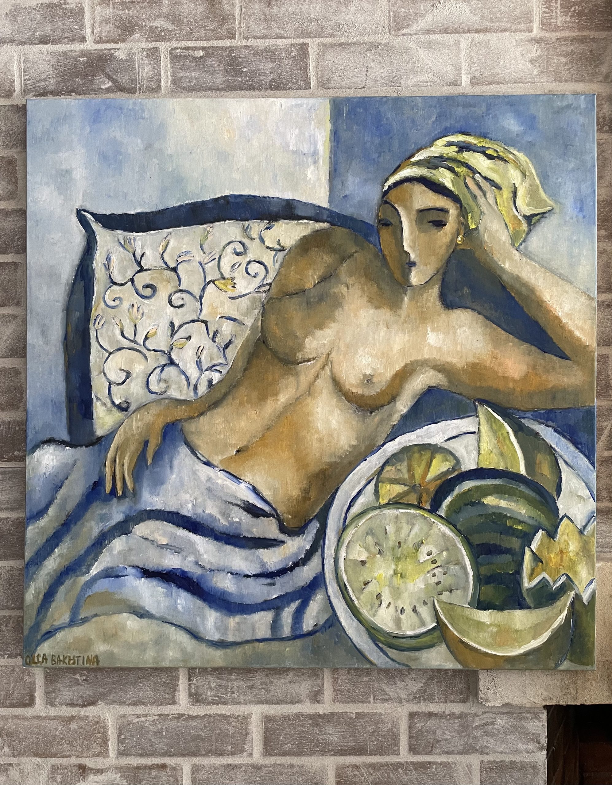 Yellow Turban By Olga Bakhtina Hanging 2