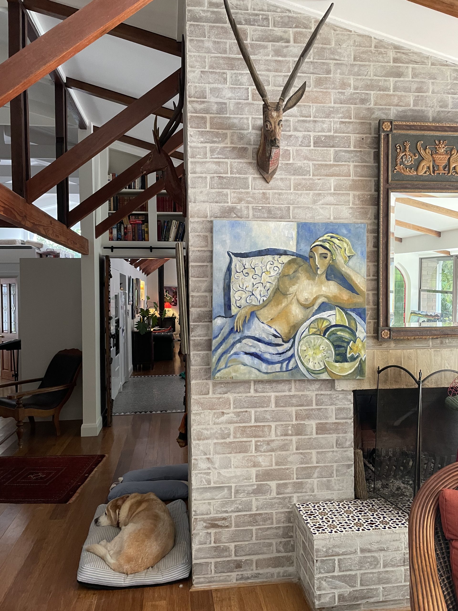 Yellow Turban By Olga Bakhtina Hanging 1