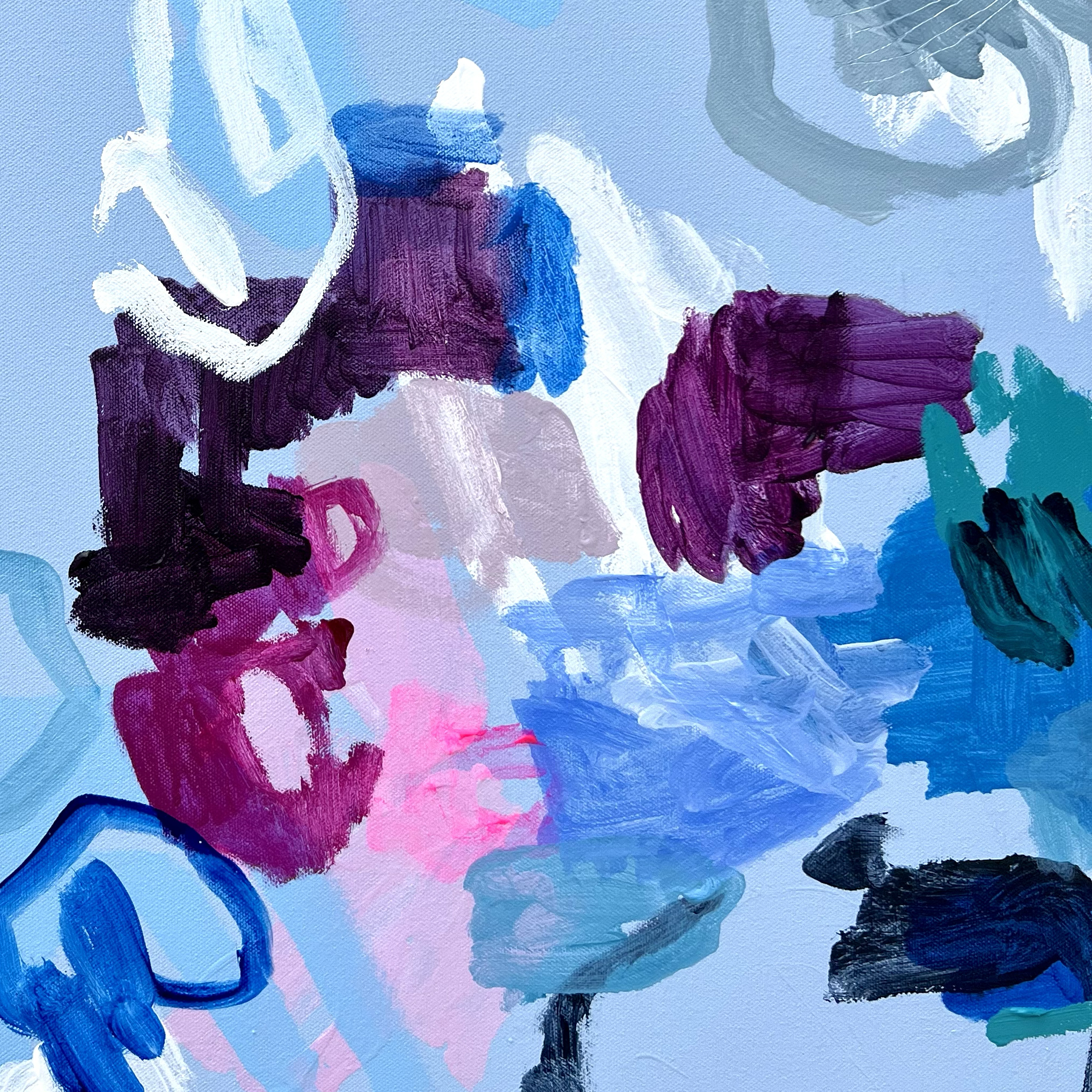 Explore The World With Me Rebecca Koerting Blue Modern Abstract Detail 4