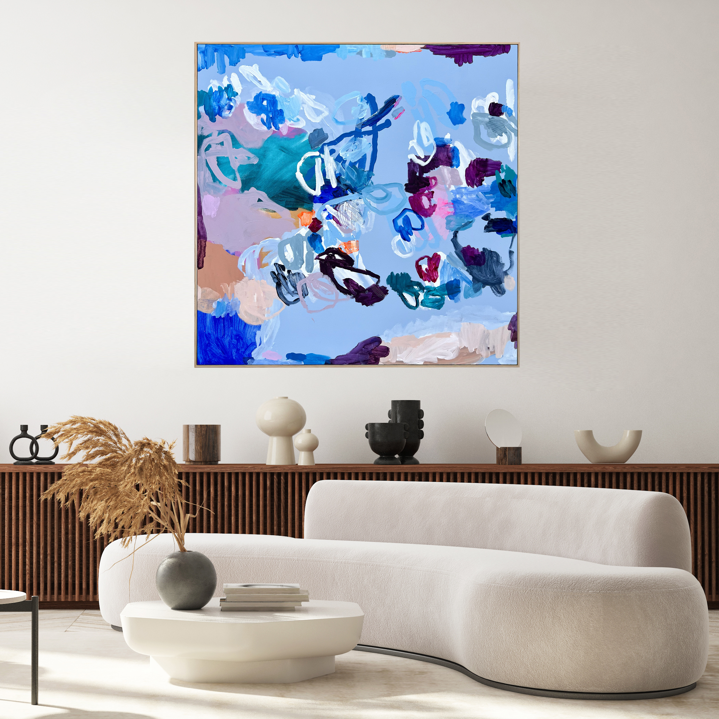 Pink Coral Rebecca Koerting Australian Contemporary Abstract