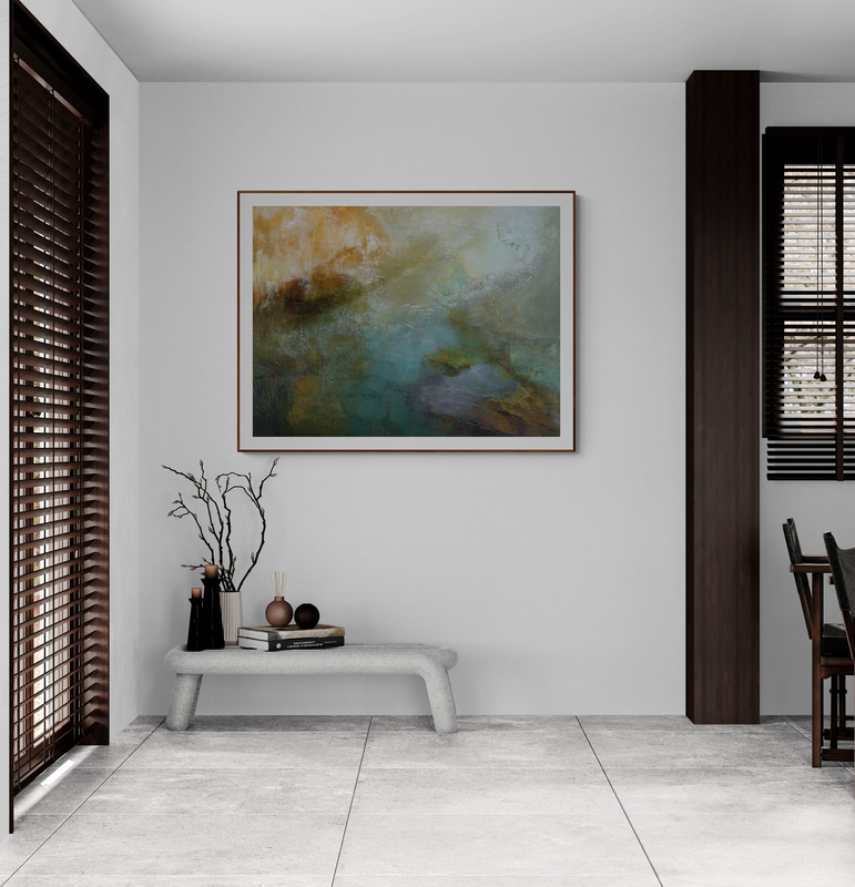 Canvy Sea Sand & Stone 1 Open Plan Room With Wood Accents