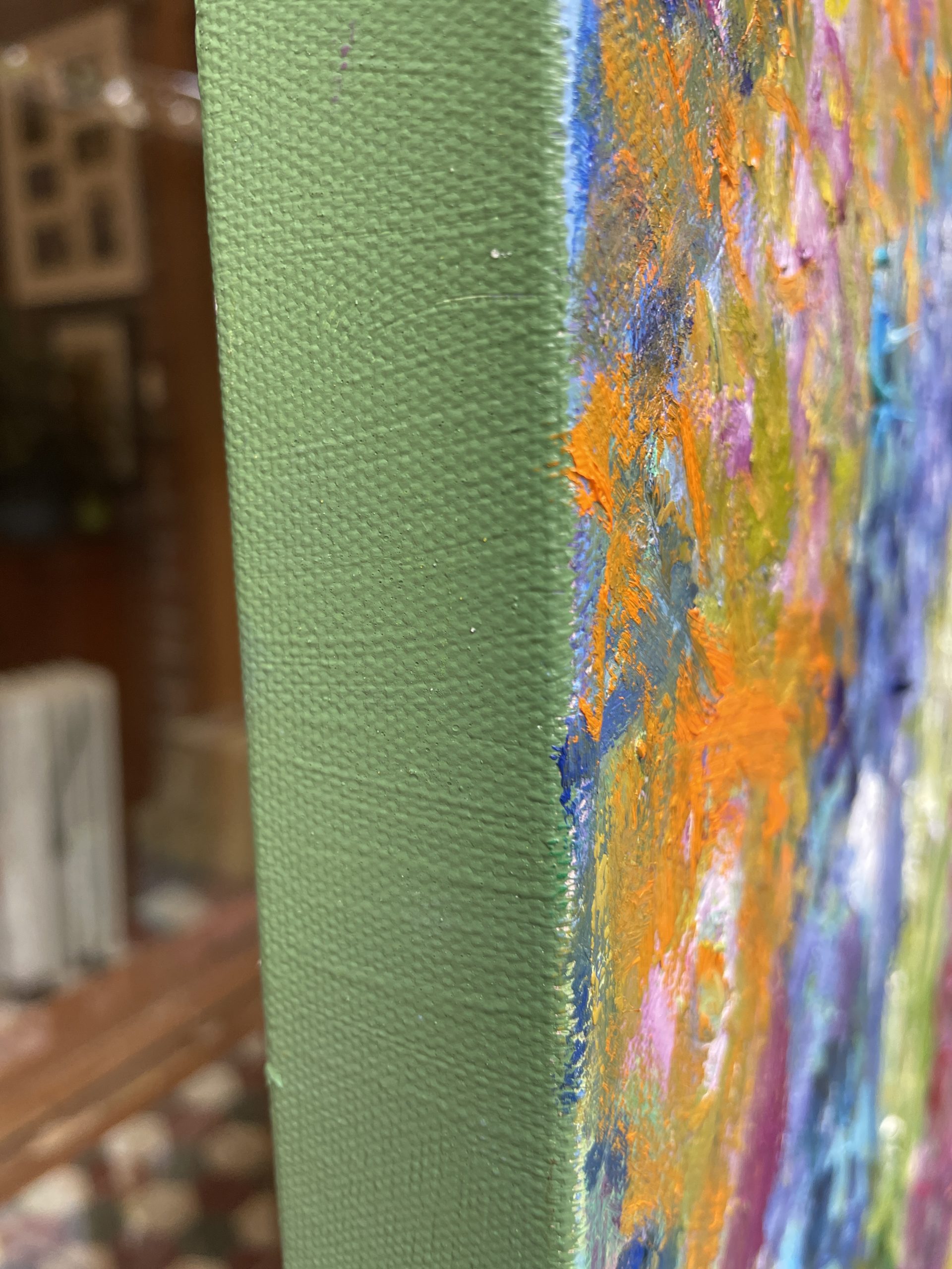 Flowers On The Verge Side View