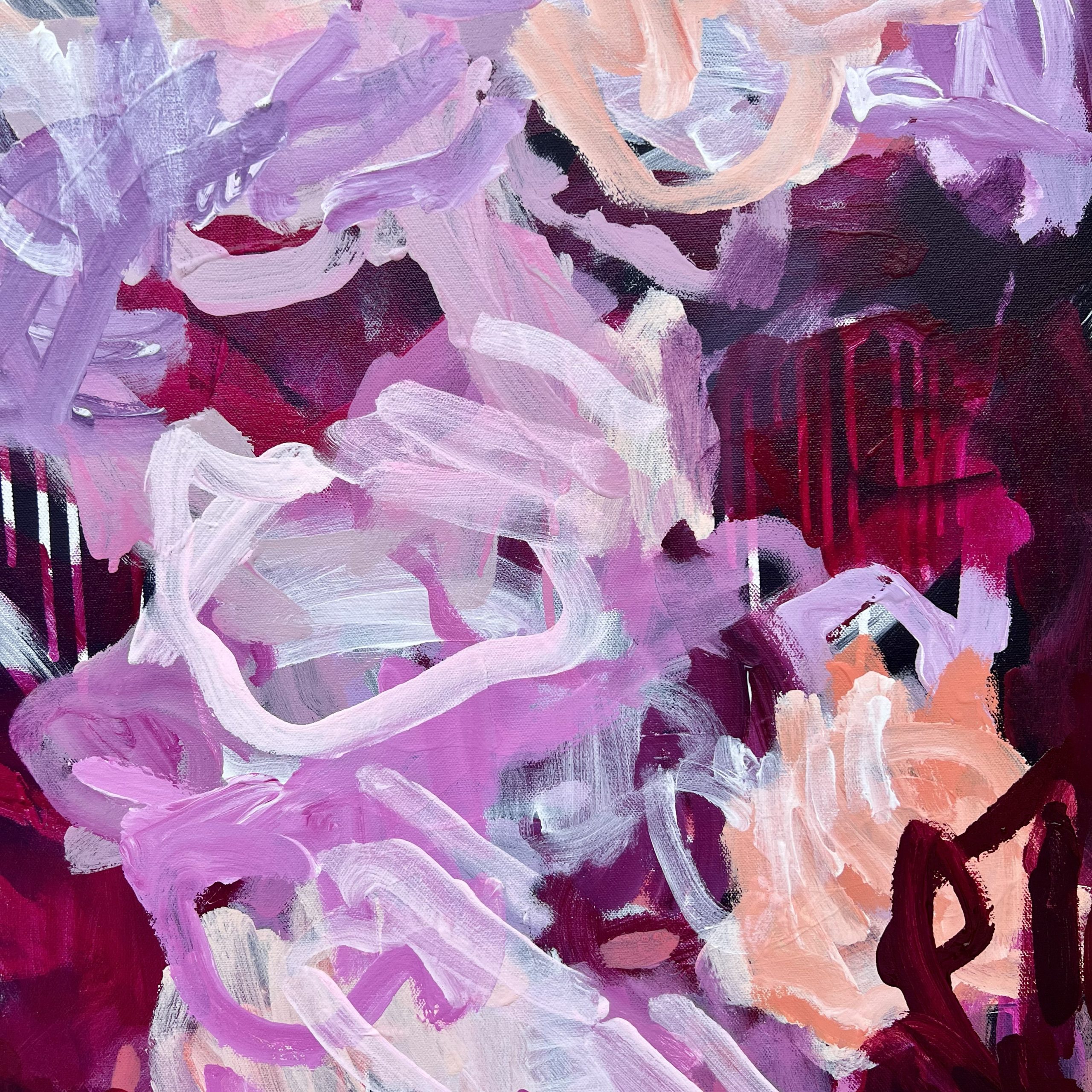 Chance Meeting At Midnight Rebecca Koerting Australian Abstract Artist Detail 4