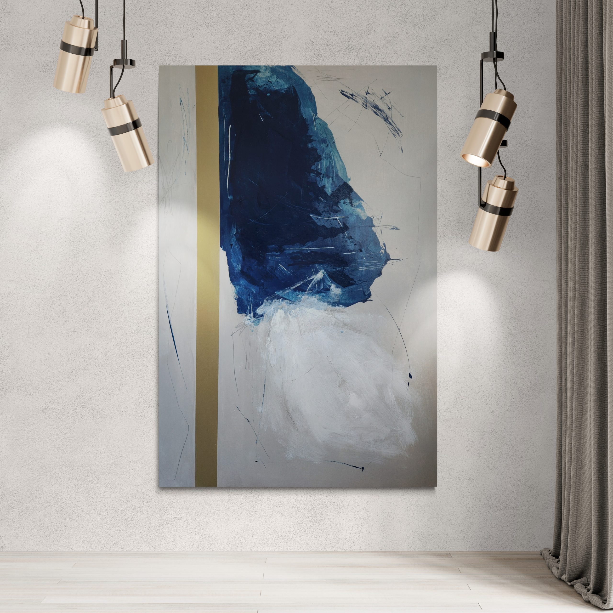 Interior Feature Wall With Spotlights 4