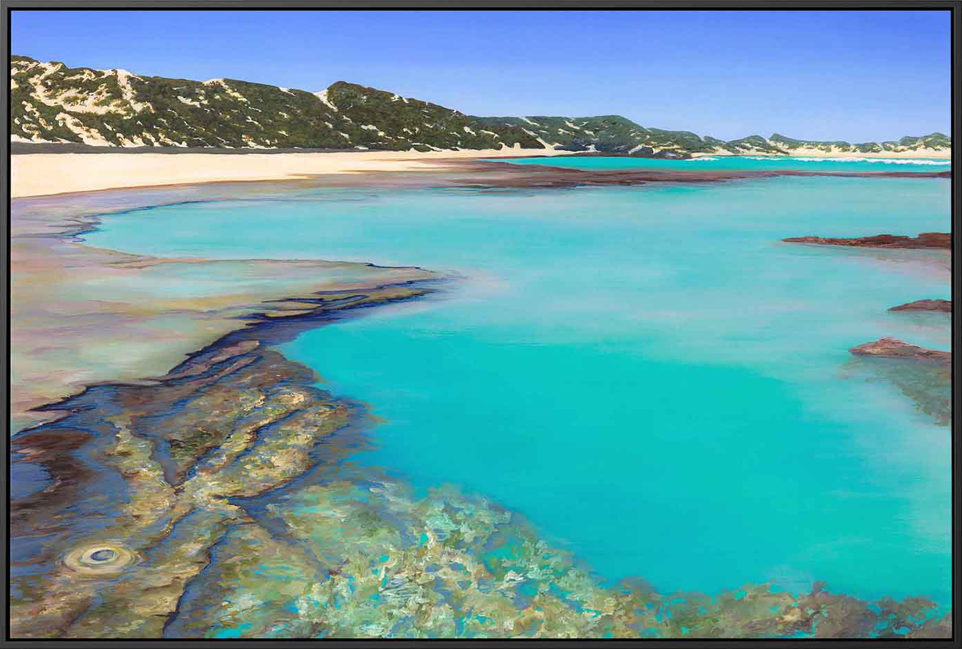 Charcoal Wood Frame The Morning After