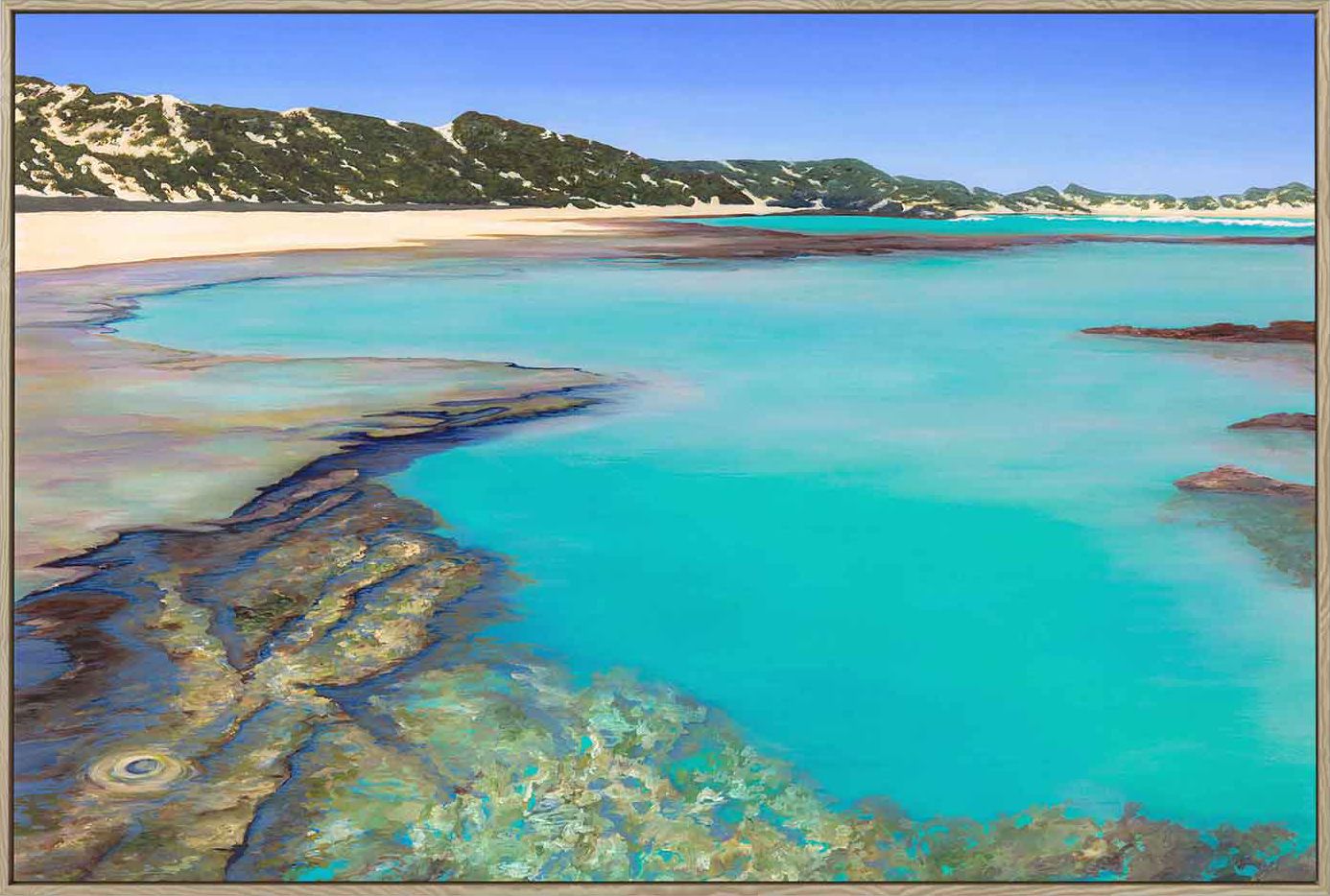 Oak Wood Frame The Morning After