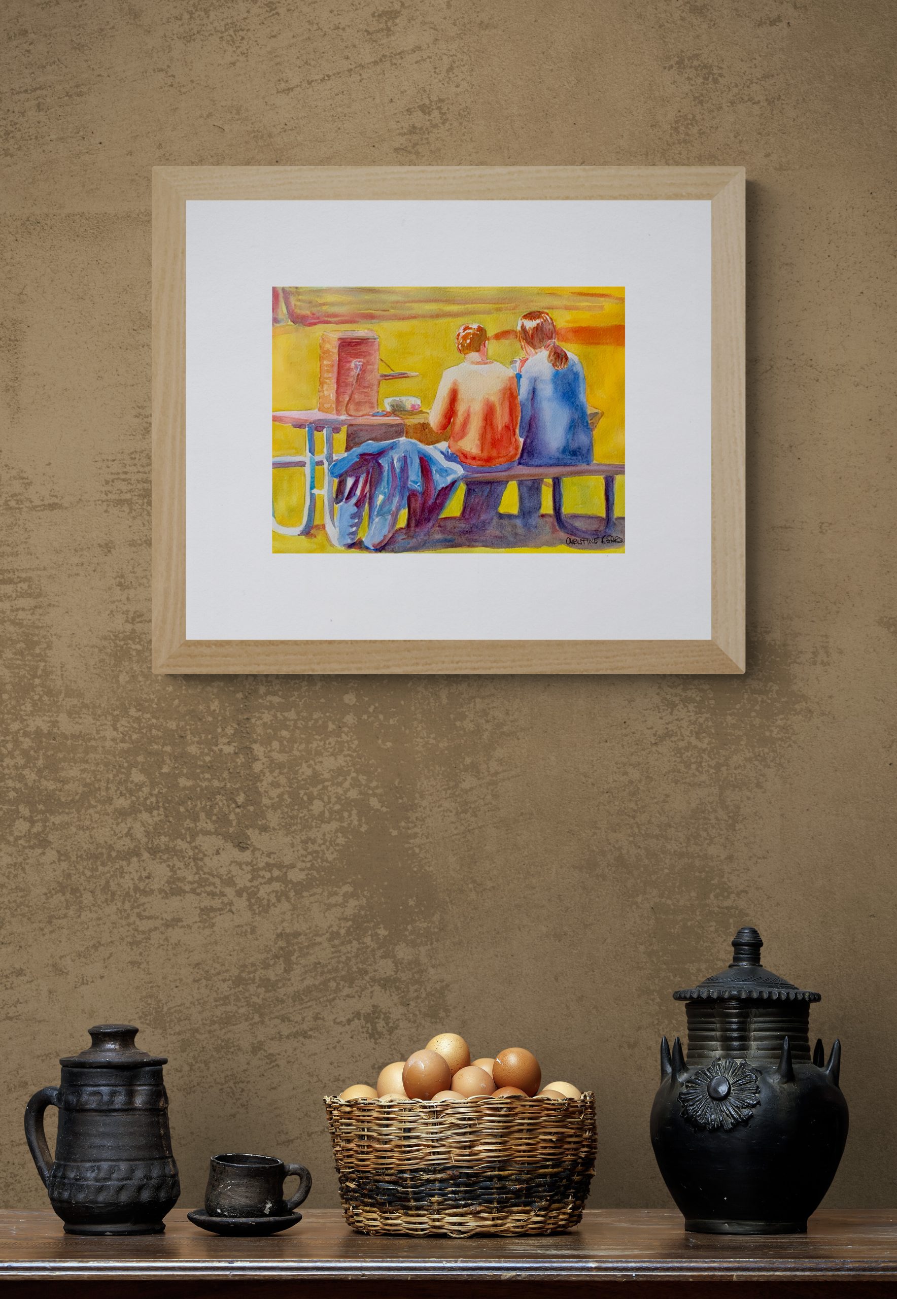 Clay Pots And Egg Basket(10)