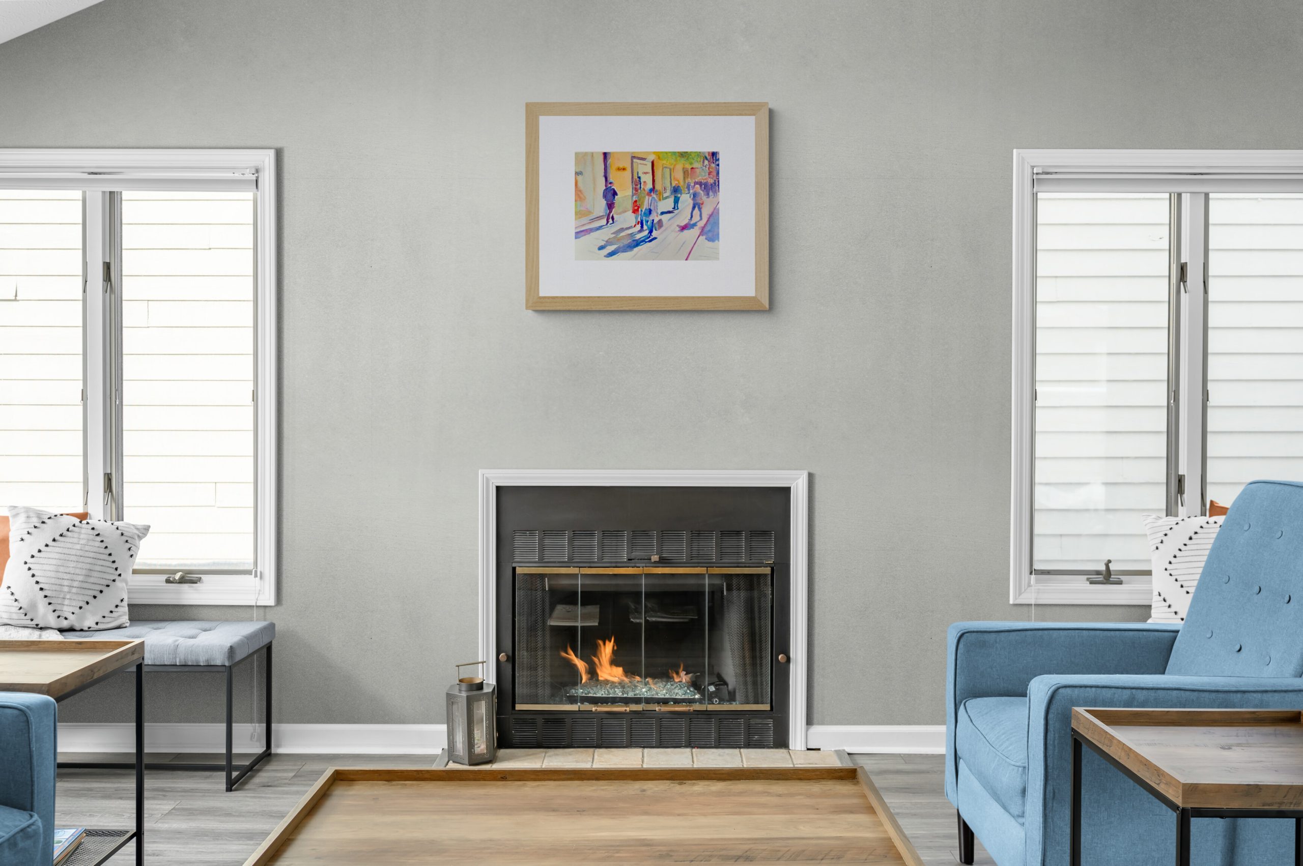 Cozy Living Room With Fireplace(7)