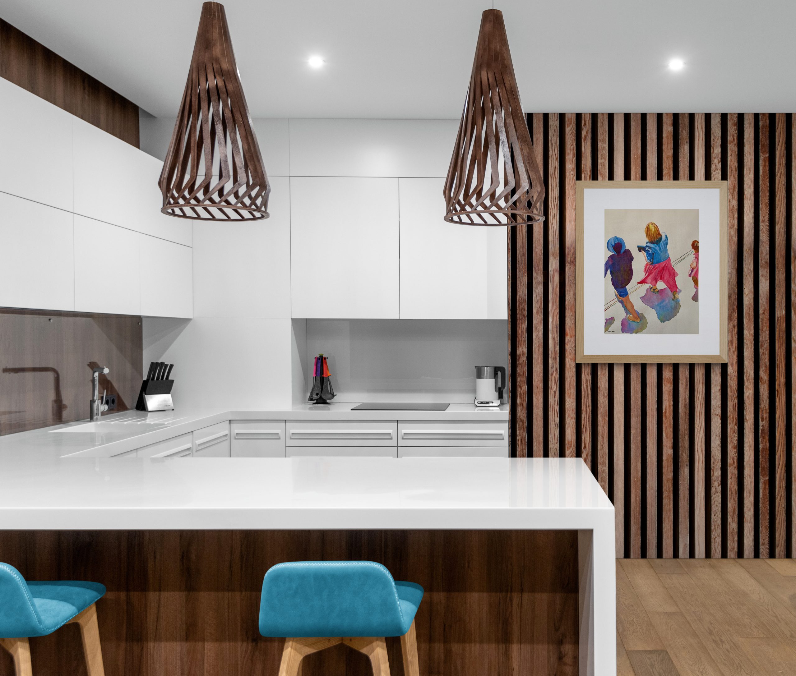 Bright Modern Kitchen Interior(6)