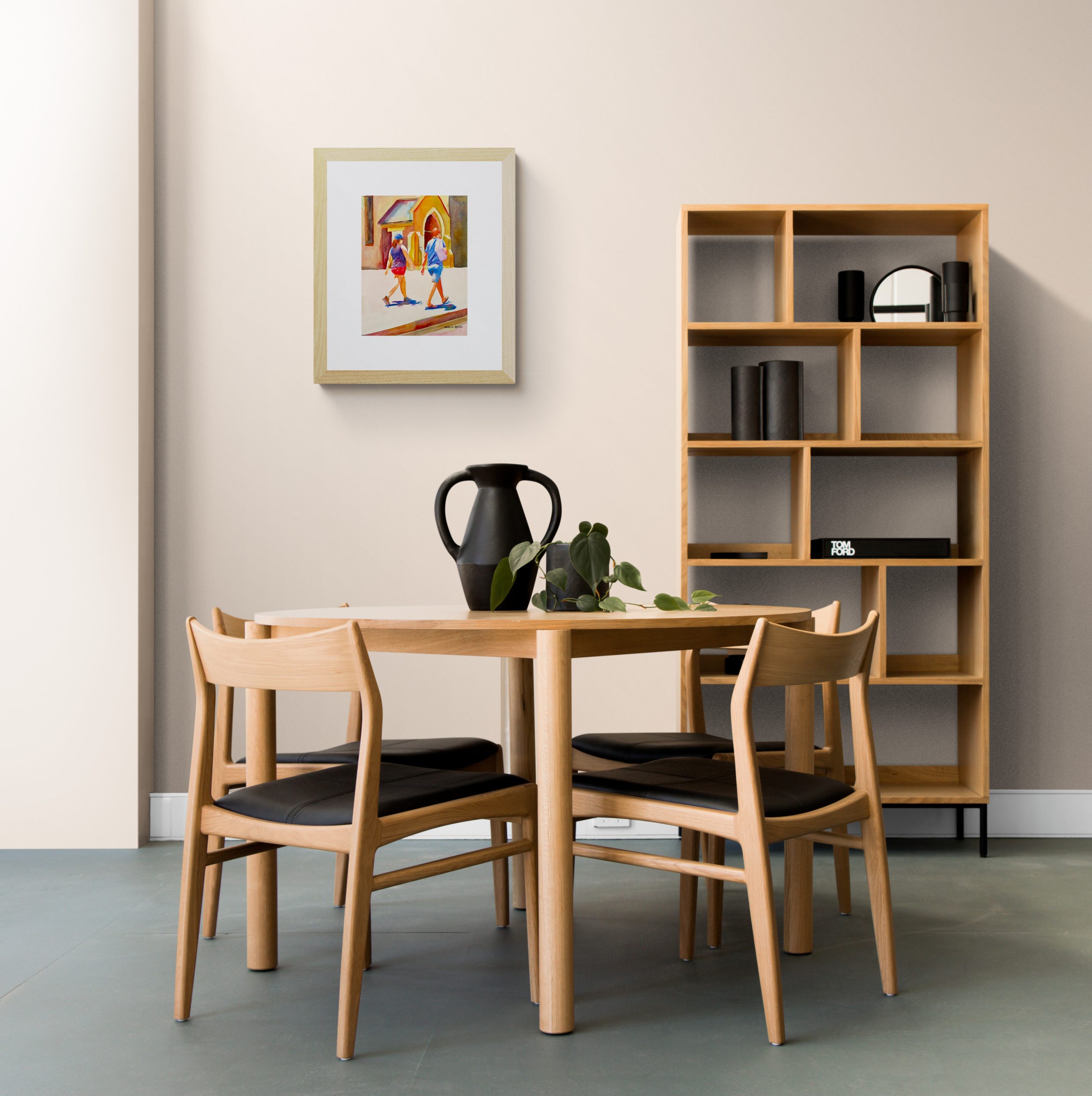 Bright Dining Room With Wooden Furniture(5)