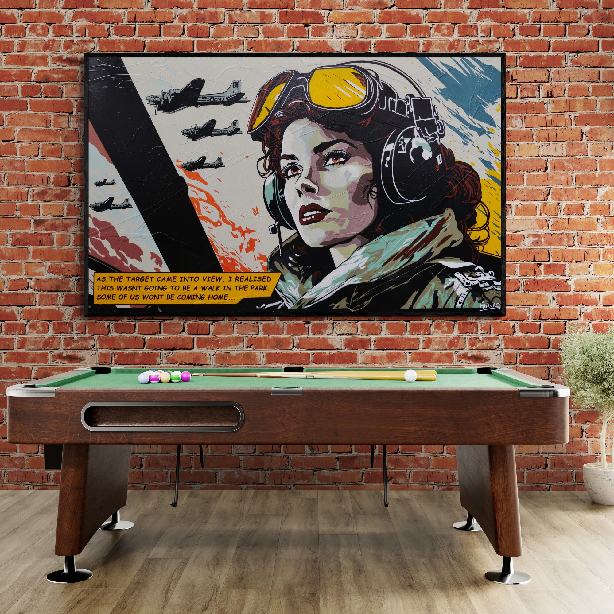 Recreation Room With Pool Table