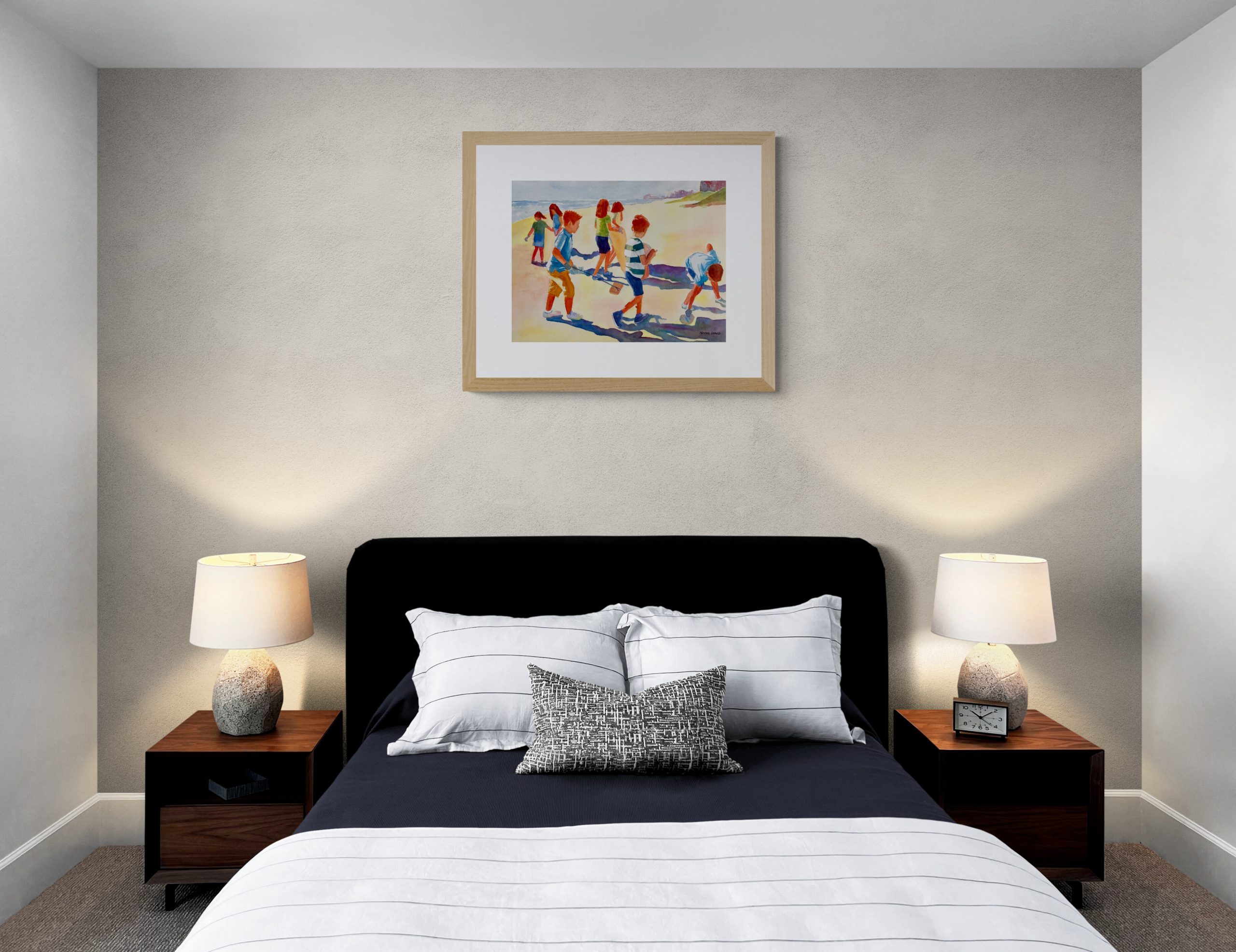 Comfy Bedroom With Side Tables And Lamps(4)