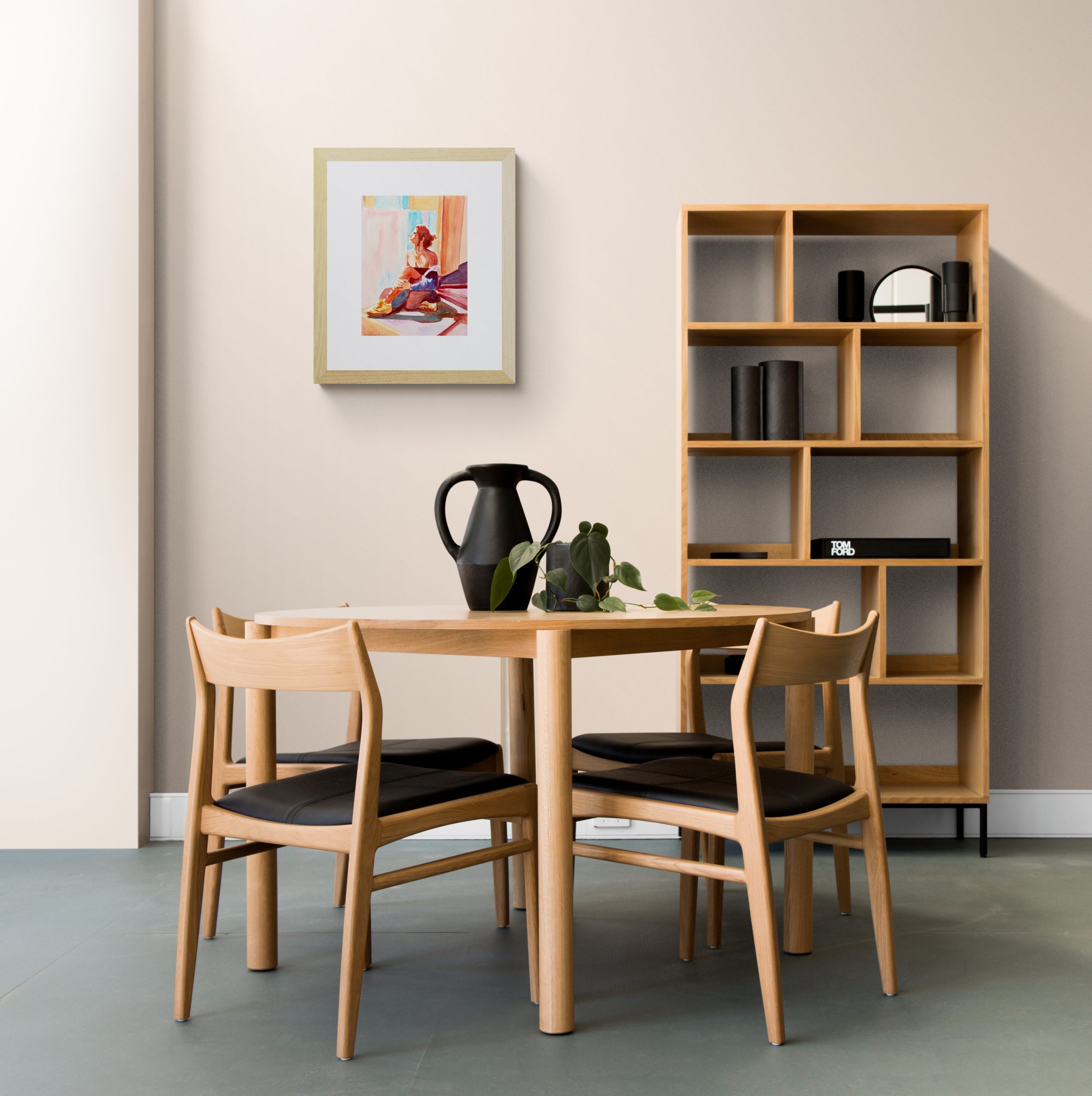 Bright Dining Room With Wooden Furniture(8)