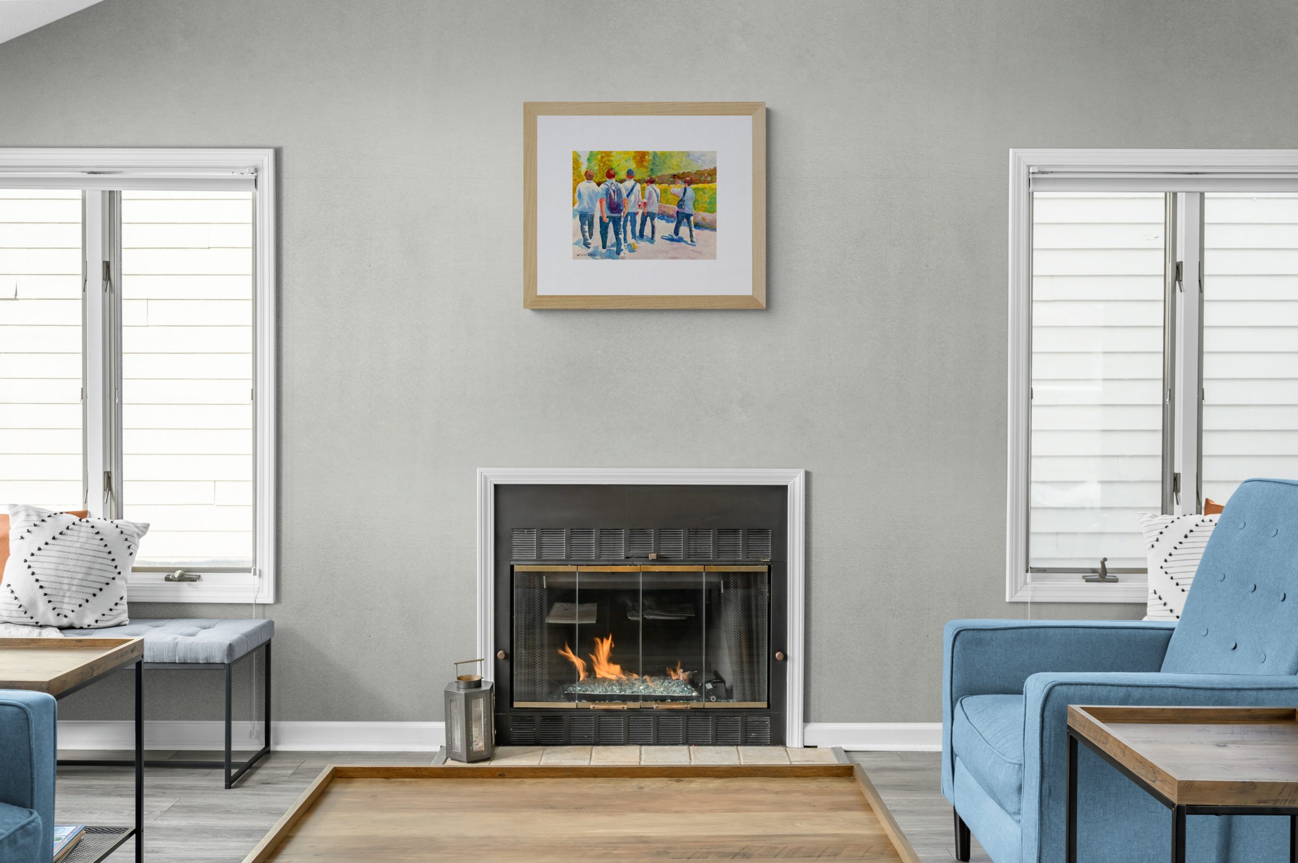 Cozy Living Room With Fireplace(13)